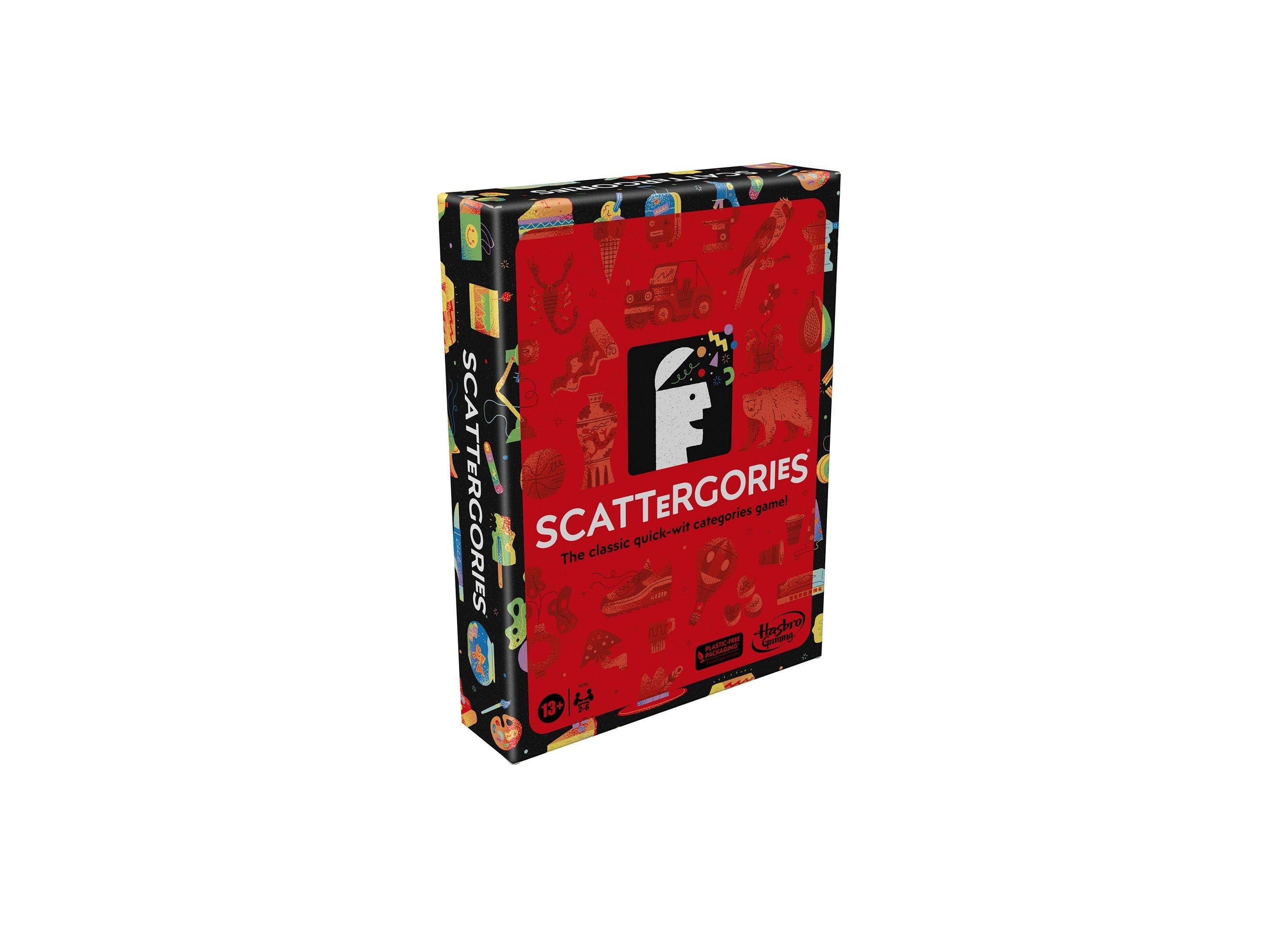 Hasbro Scattergories Classic Fast-Thinking Board Game