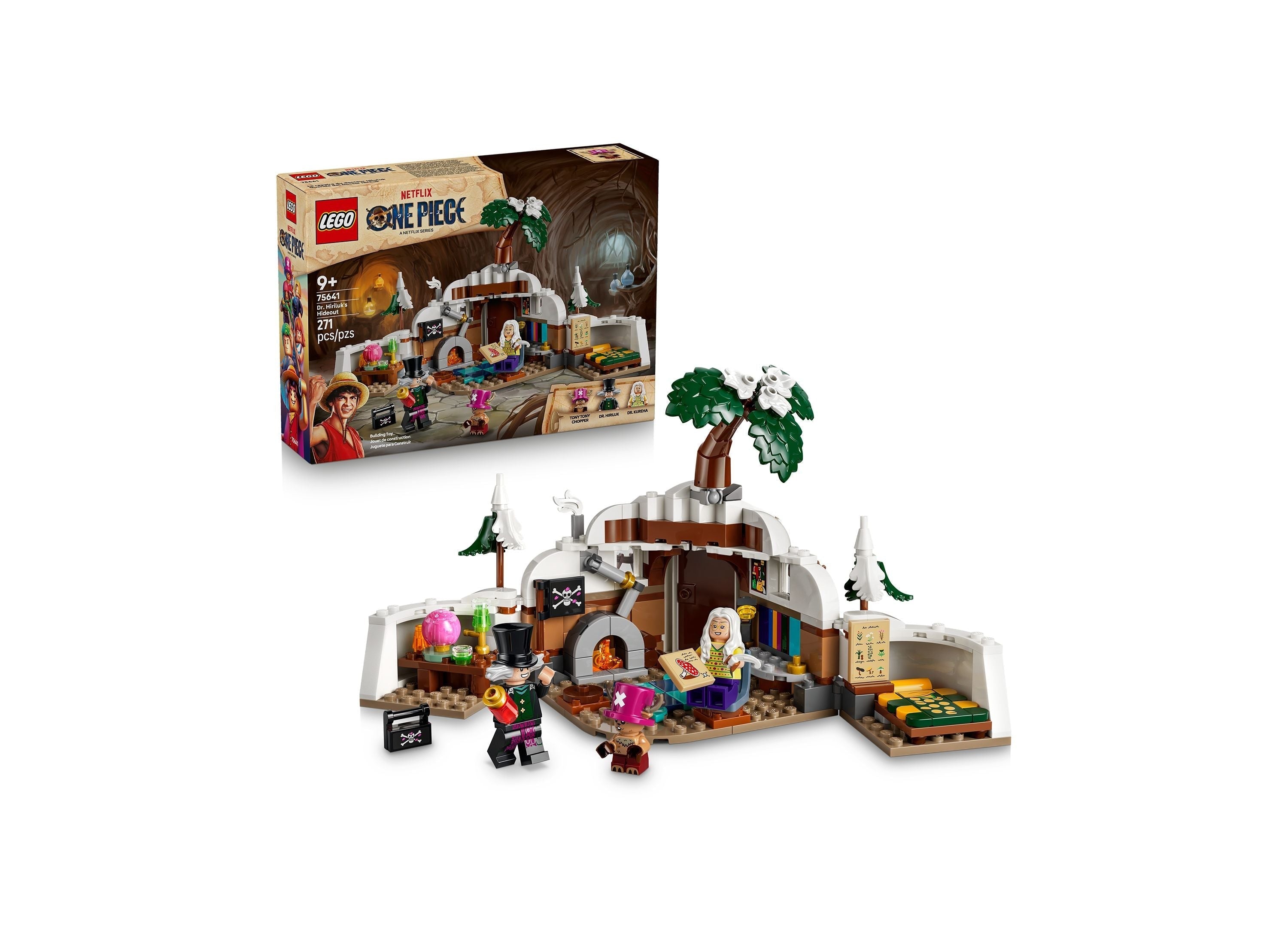 LEGO ONE PIECE Dr. Hiriluk's Hideout 271-Piece Building Set
