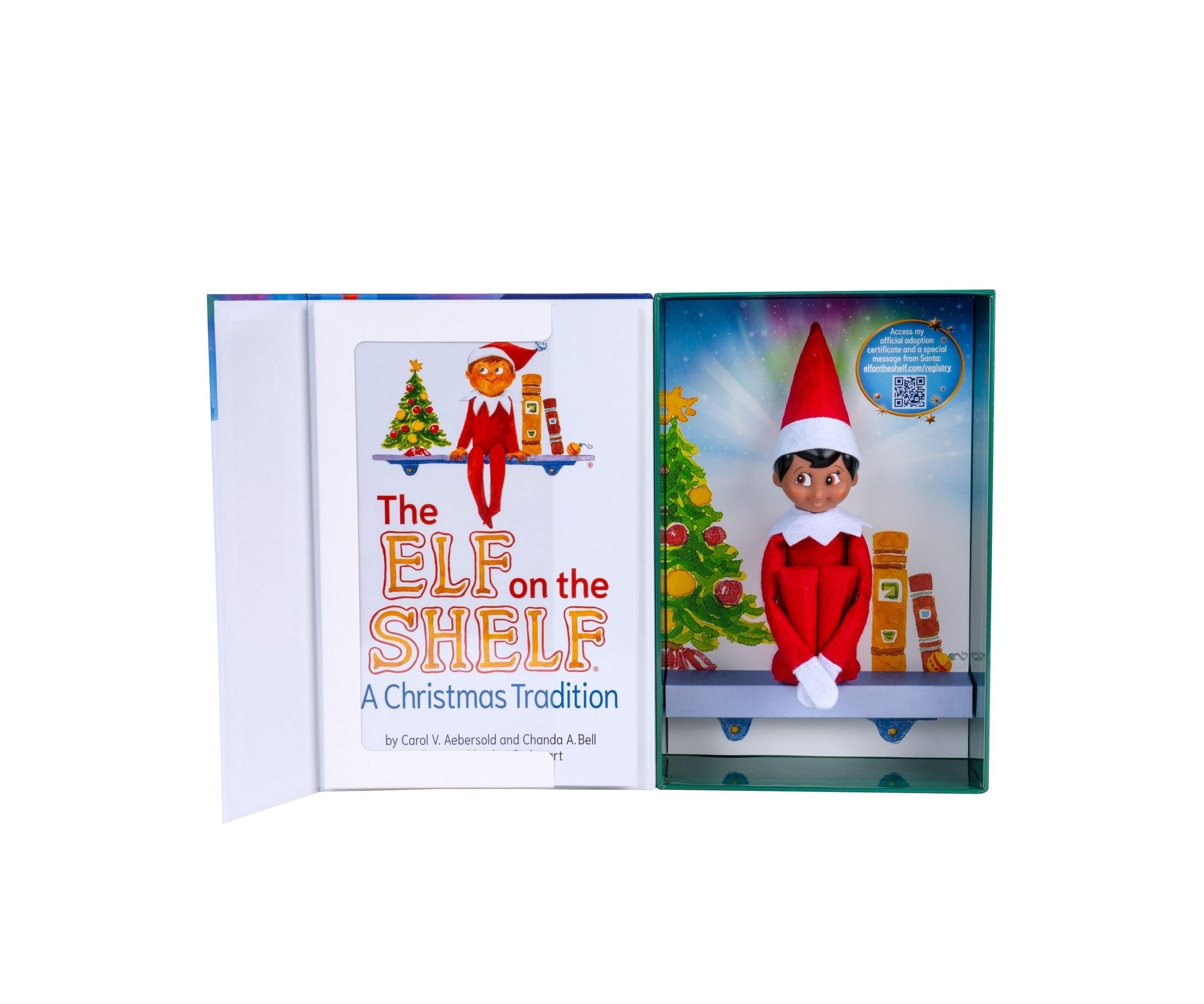 Elf on the Shelf A Christmas Tradition Brown-Eyed Boy Scout Elf