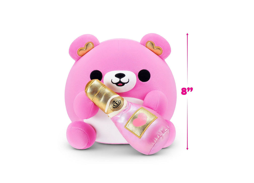 ZURU Snackles S2 Valentine 8 inch Bear - Multicolor with Champagne Plush