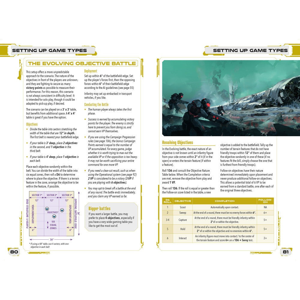 Modiphius Entertainment: Five Parsecs From Home - Tactics, Hardcover RPG