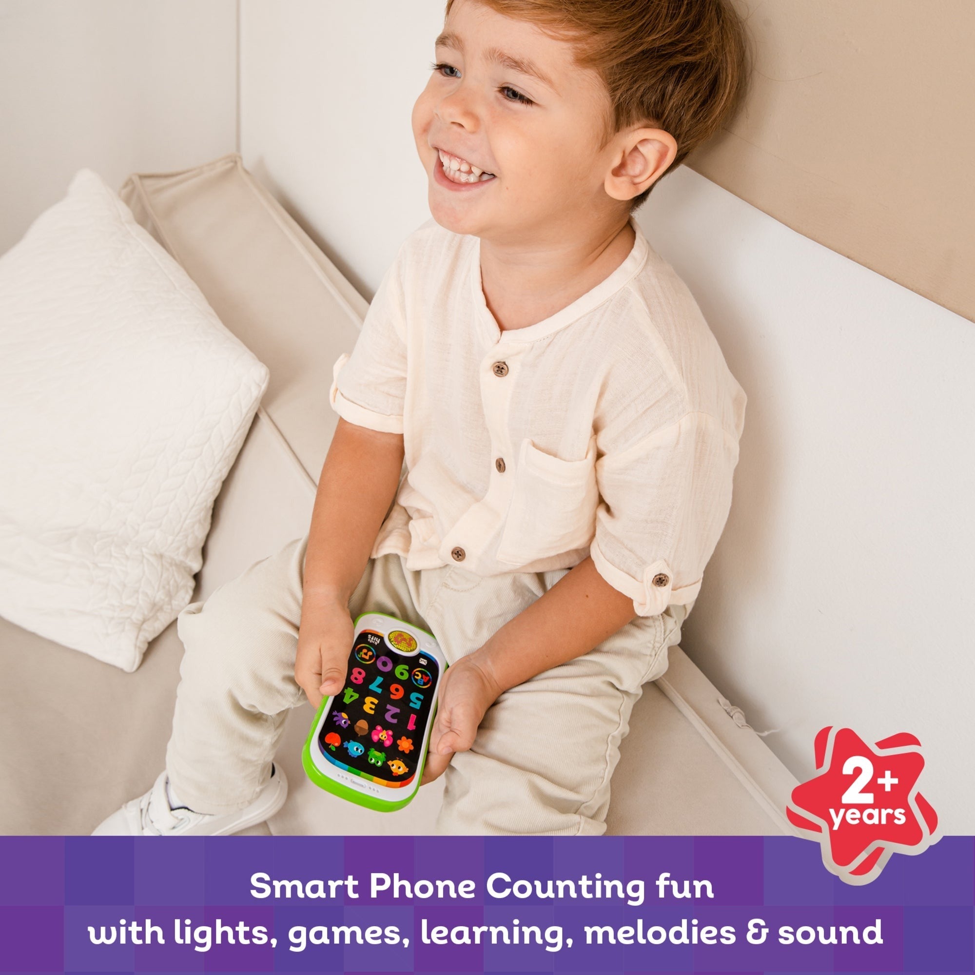 Kids Hits Smart Phone Counting Fun Interactive Educational Toy With Lights, Sounds & Songs
