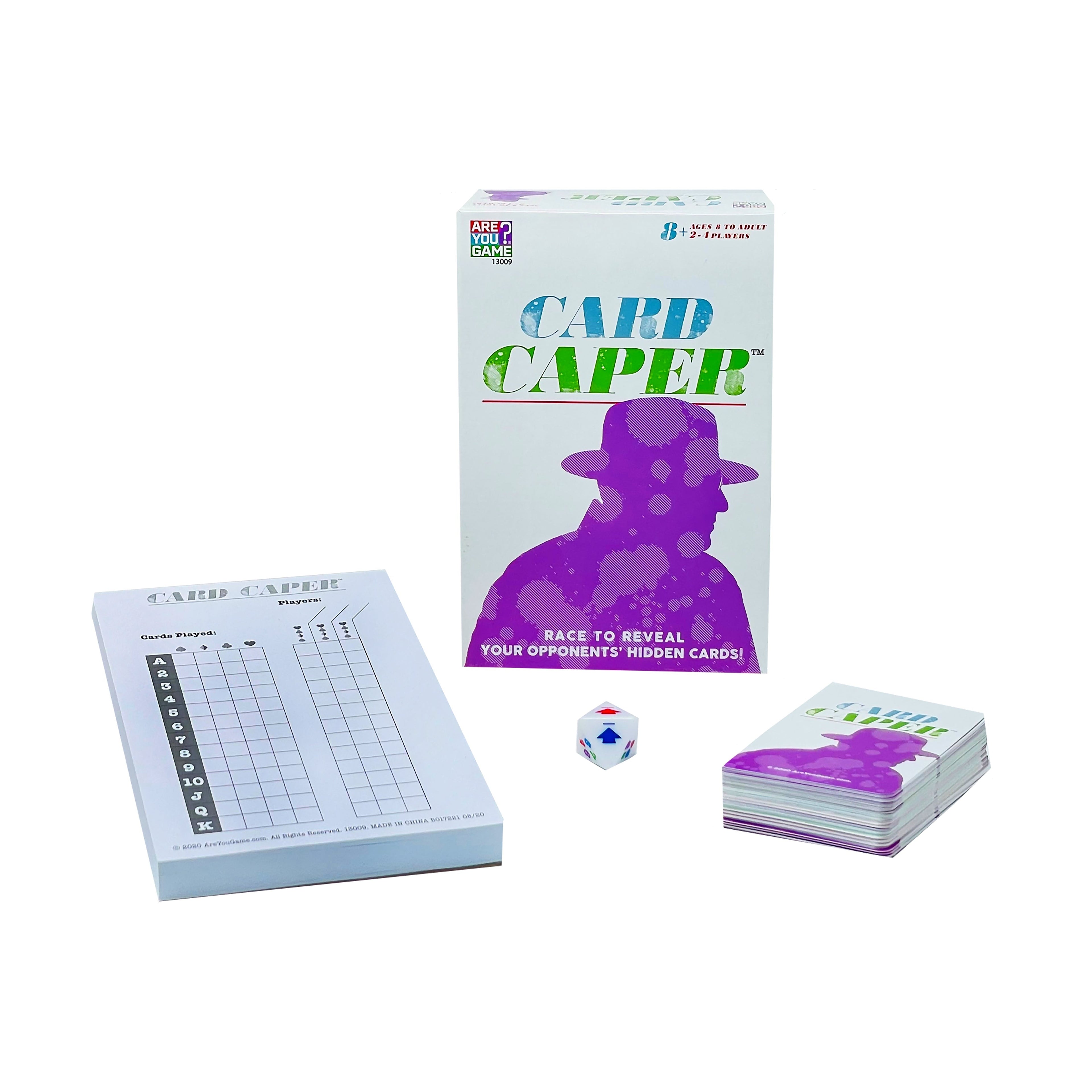Card Caper Strategic Mystery Deduction Card Game For 2-4 Players
