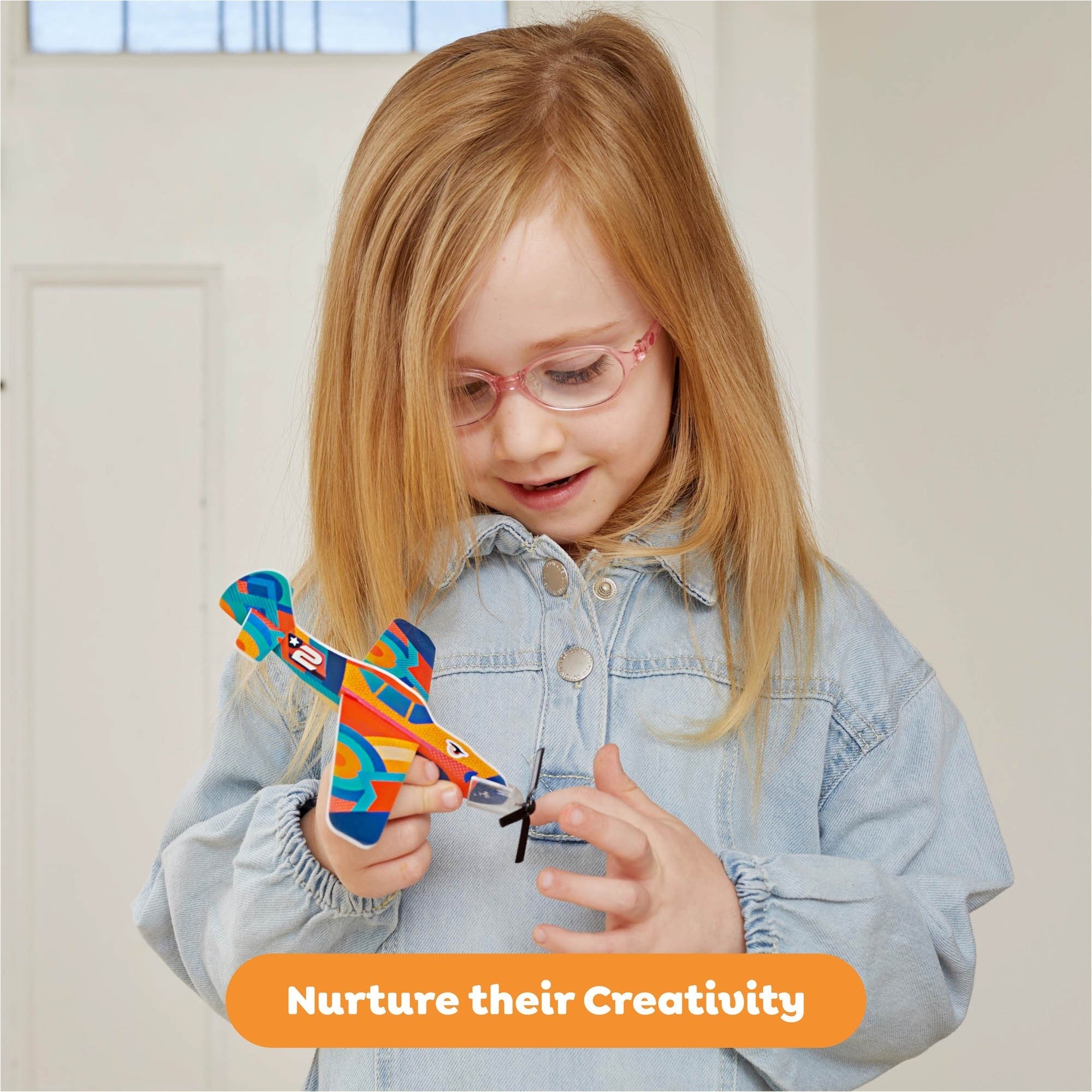 Tiger Tribe Jet Racers - Bullseye Foam Plane Craft Kit