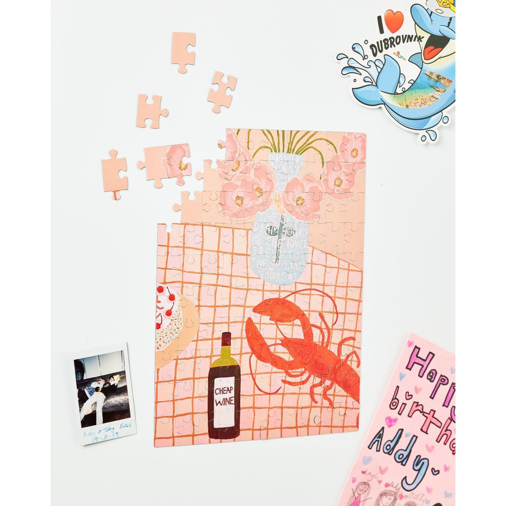 Journey Of Something Lobster Lunch 100-Piece Magnetic Puzzle