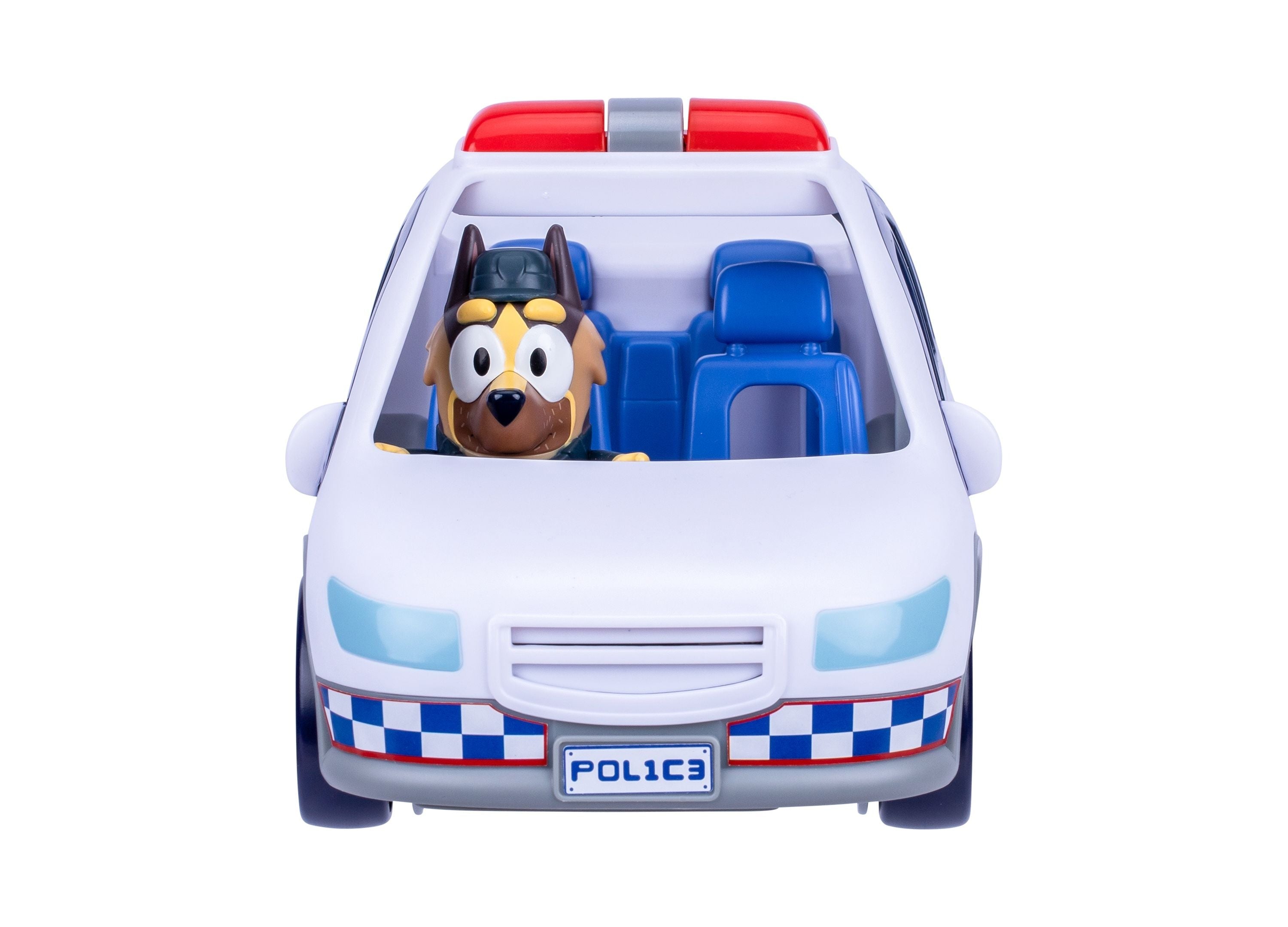Bluey Police Car With Police Man Figure And Lights And Sounds