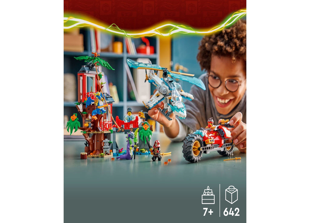 LEGO NINJAGO Ninja Vehicle Tree House Battle Set, 642 Pieces