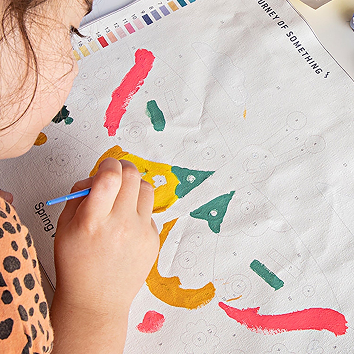 JOS Paint By Numbers Outside The City 18-Color Art Kit