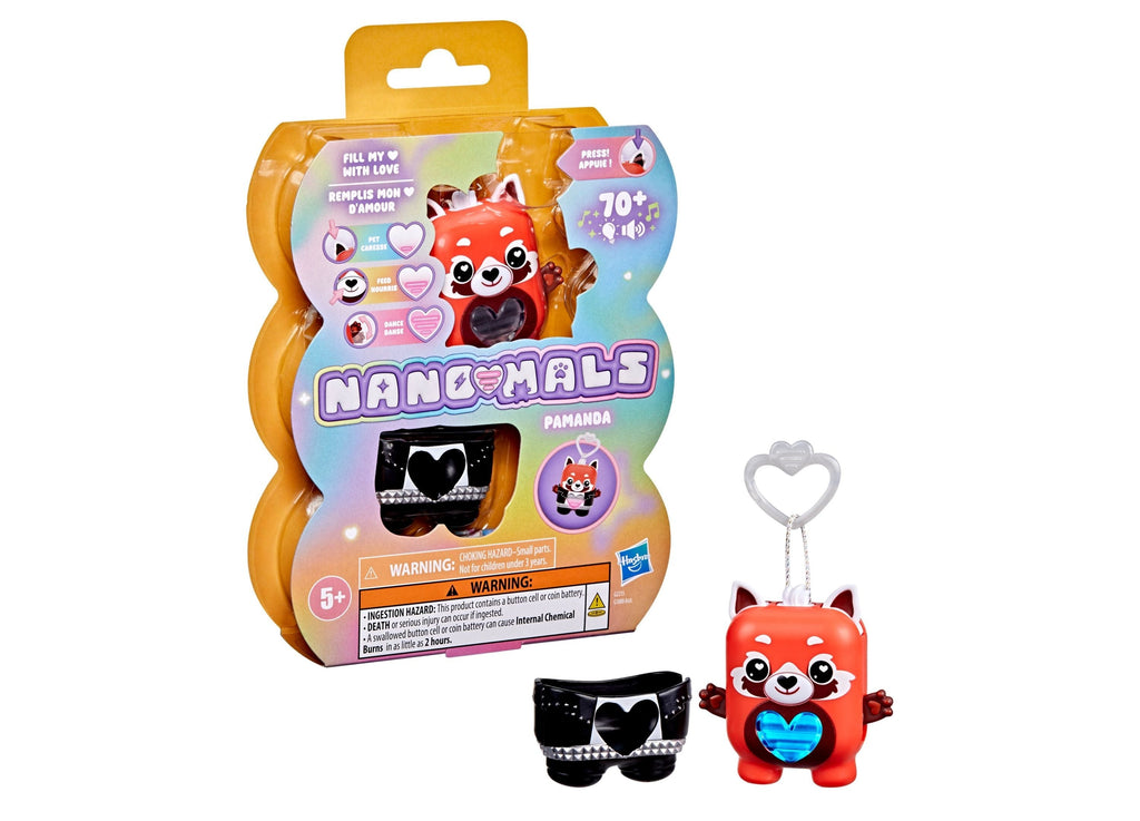Nano-Mals Hasbro Pamanda The Red Panda Interactive Pet Toy