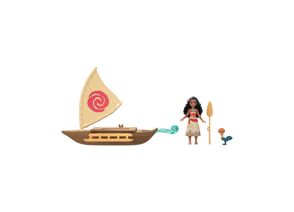 Disney Moana Boat Adventure Playset With Doll And Heihei