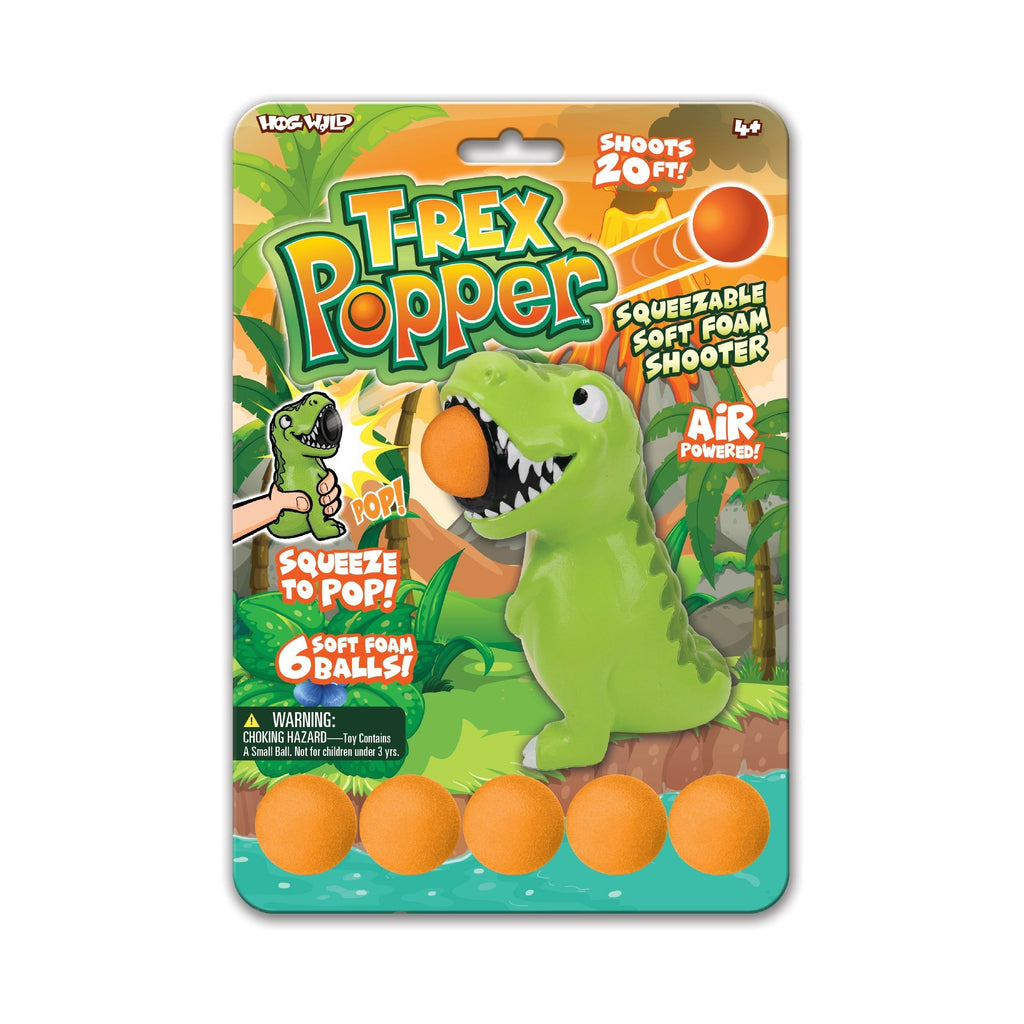 T-Rex Popper Dinosaur Foam Ball Launcher
