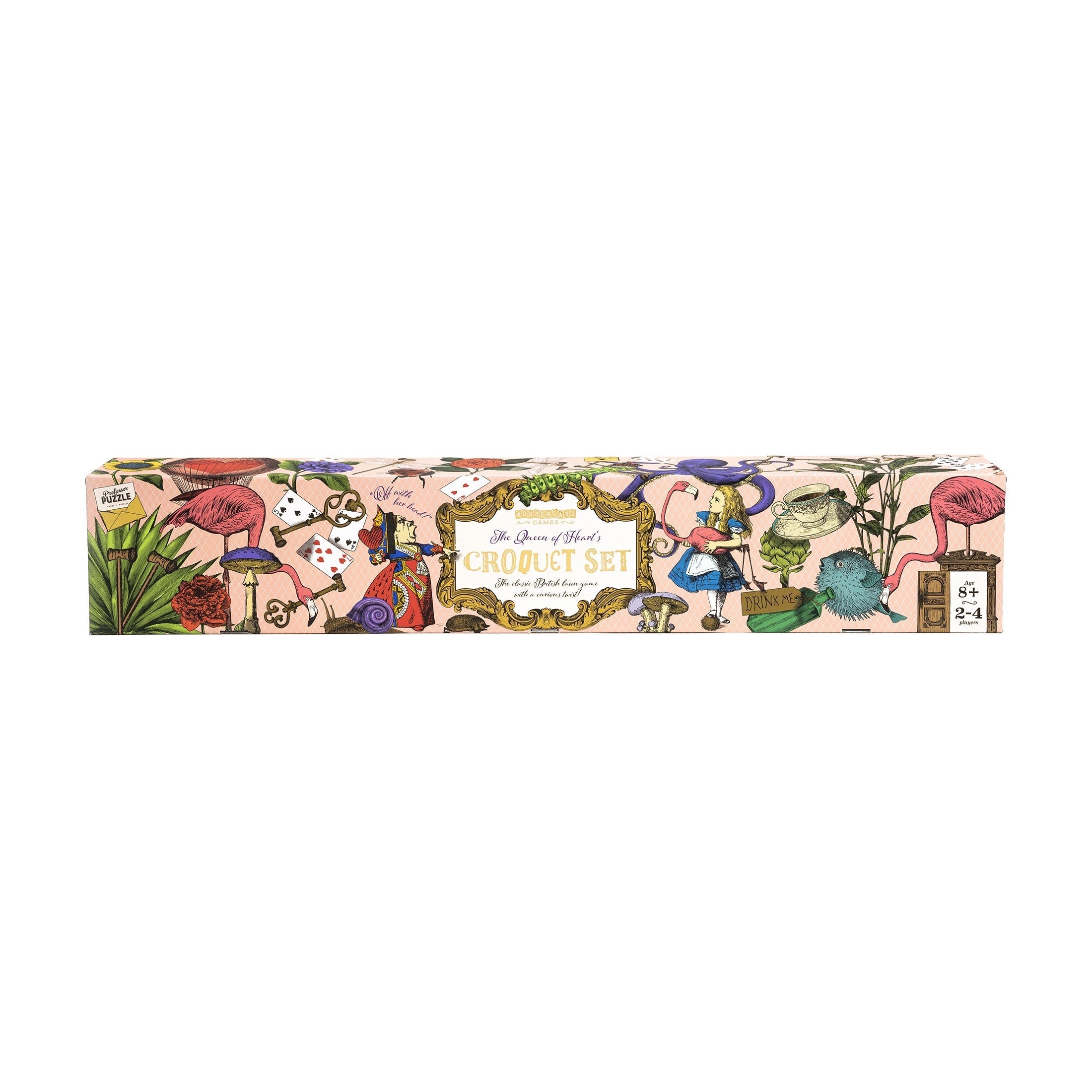 Wonderland Games Queen Of Hearts Croquet Set With Flamingo Mallets
