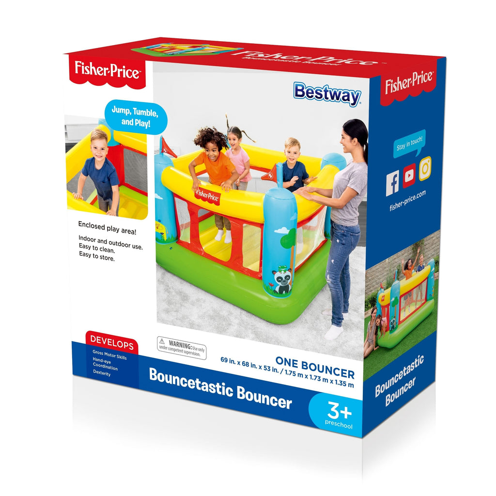 Bestway Fisher-Price Bouncetastic Multicolor Bounce House