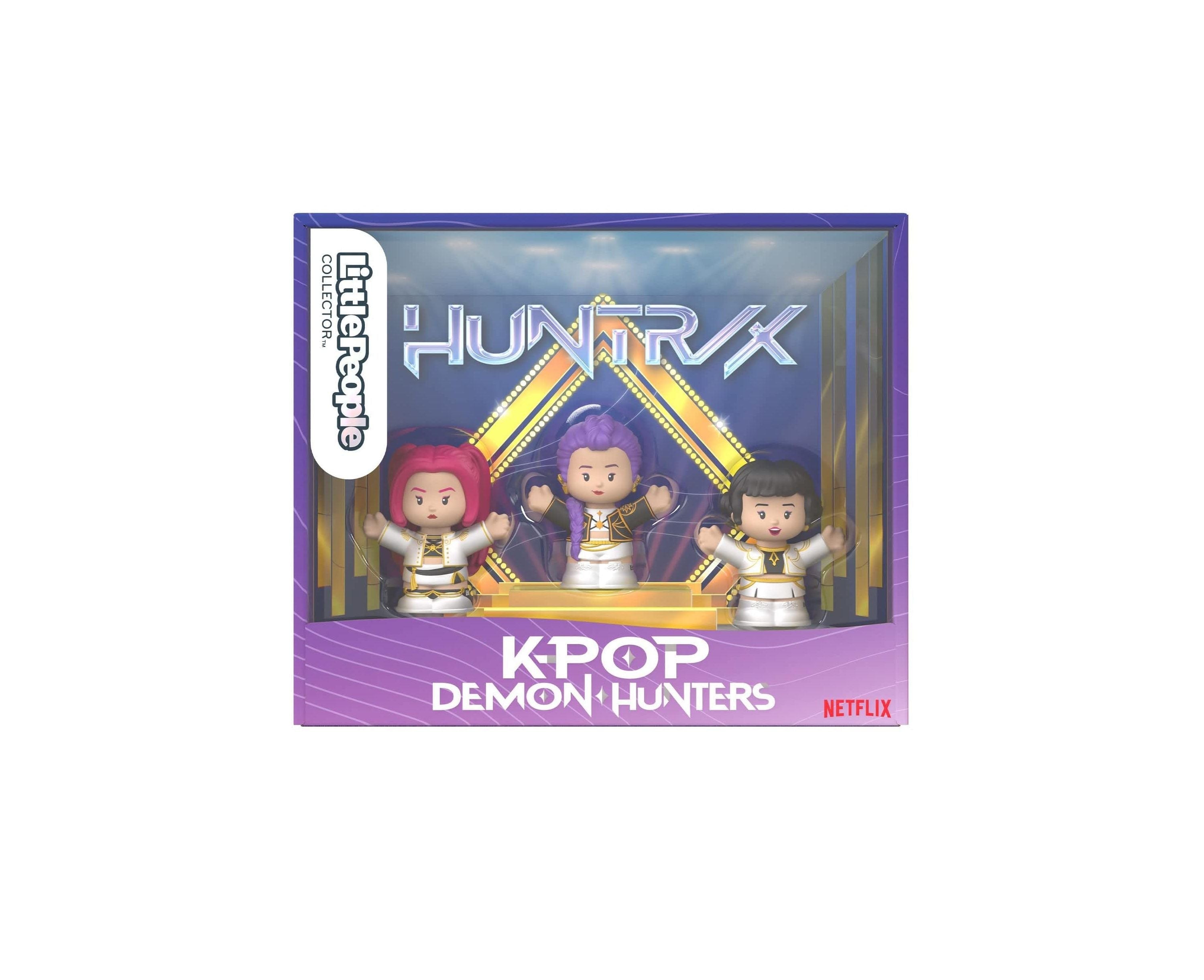 Little People KPop Demon Hunters HUNTR/X 3-Piece Collector Figure Set