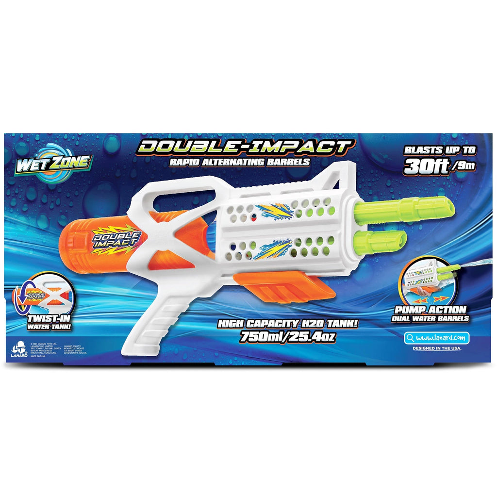 Water Blaster Double Impact High-Performance Dual-Action Pump Soaker