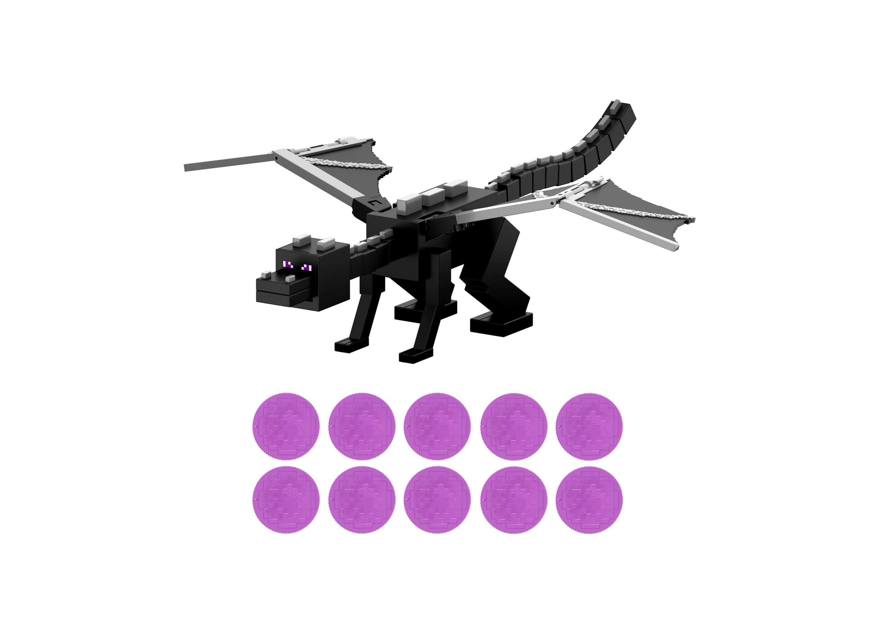 Minecraft Dragon's Breath Attack Ender Dragon 21-Inch Action Figure