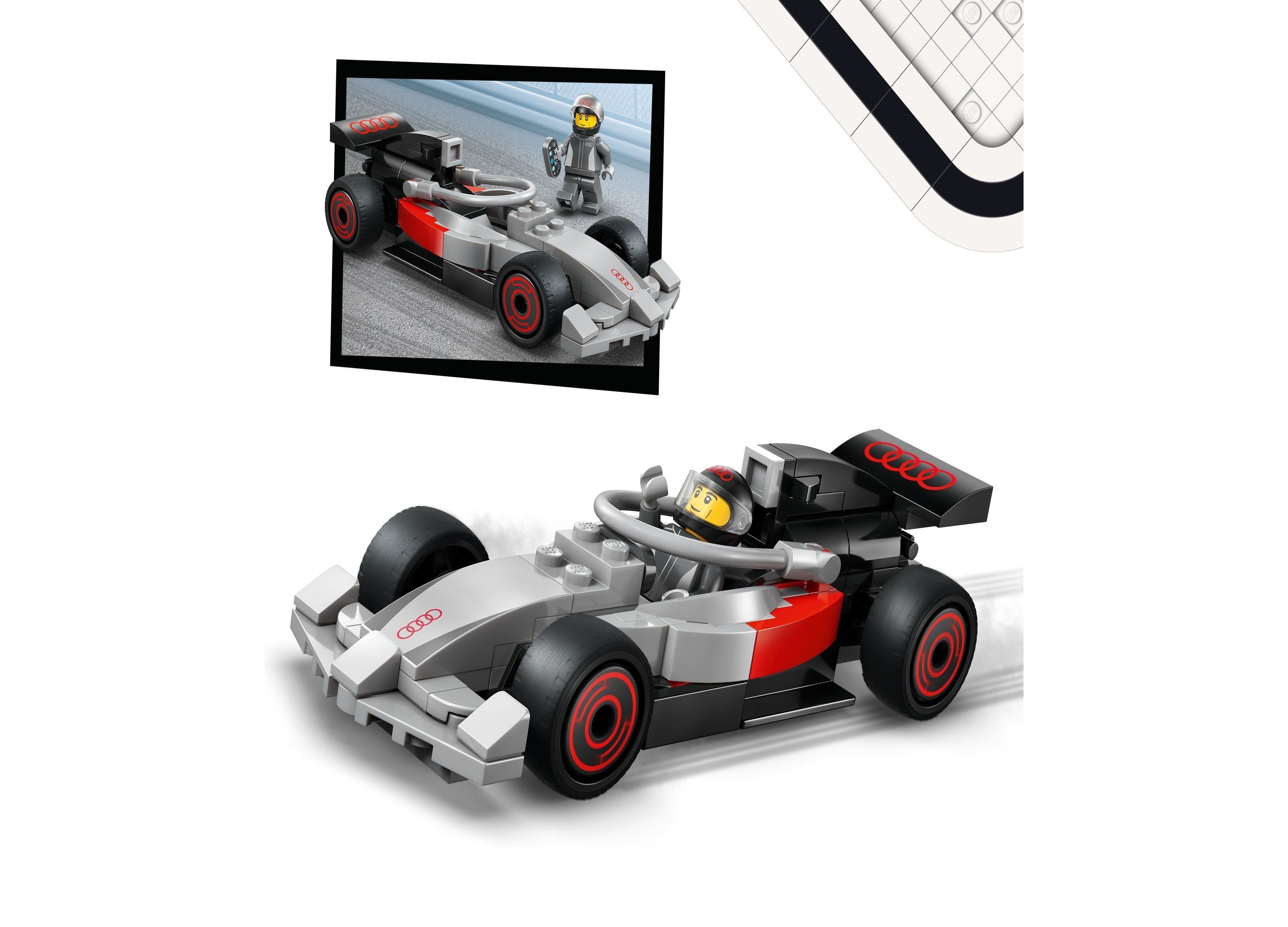 LEGO® City Formula 1 Truck and Audi F1 Race Car Building Set, 60493