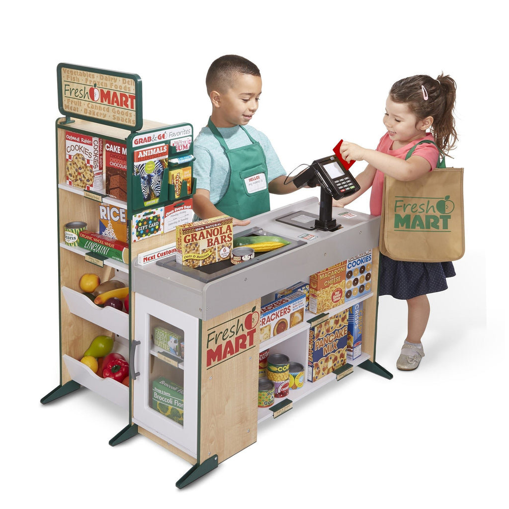 Melissa & Doug Fresh Mart Grocery Store Accessory Set
