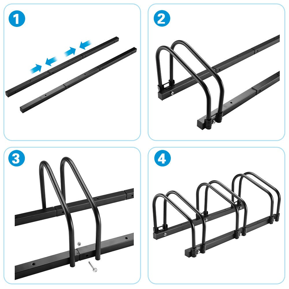 Trimate 4-Bike Indoor Parking Stand – Home Garage Organizer