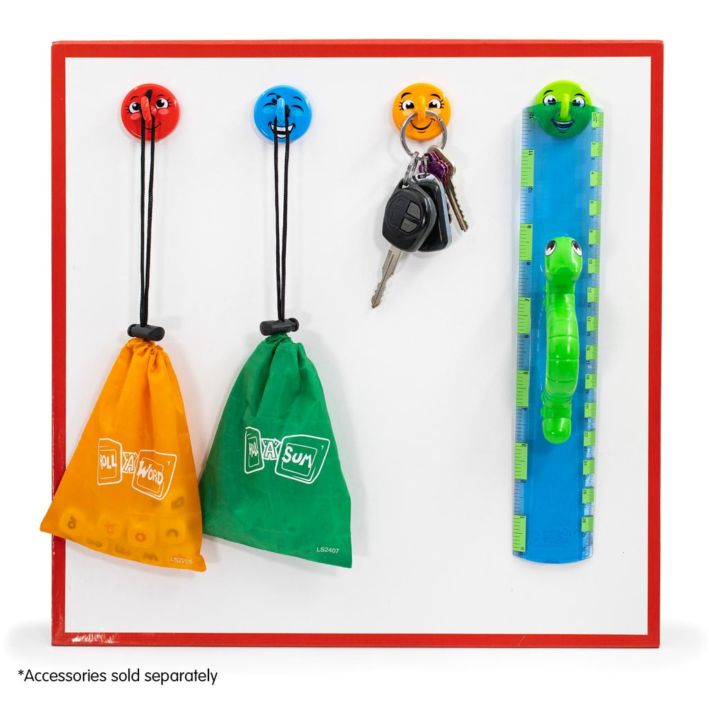 Happy Hooks Strong Magnetic Hooks With Smiley Faces