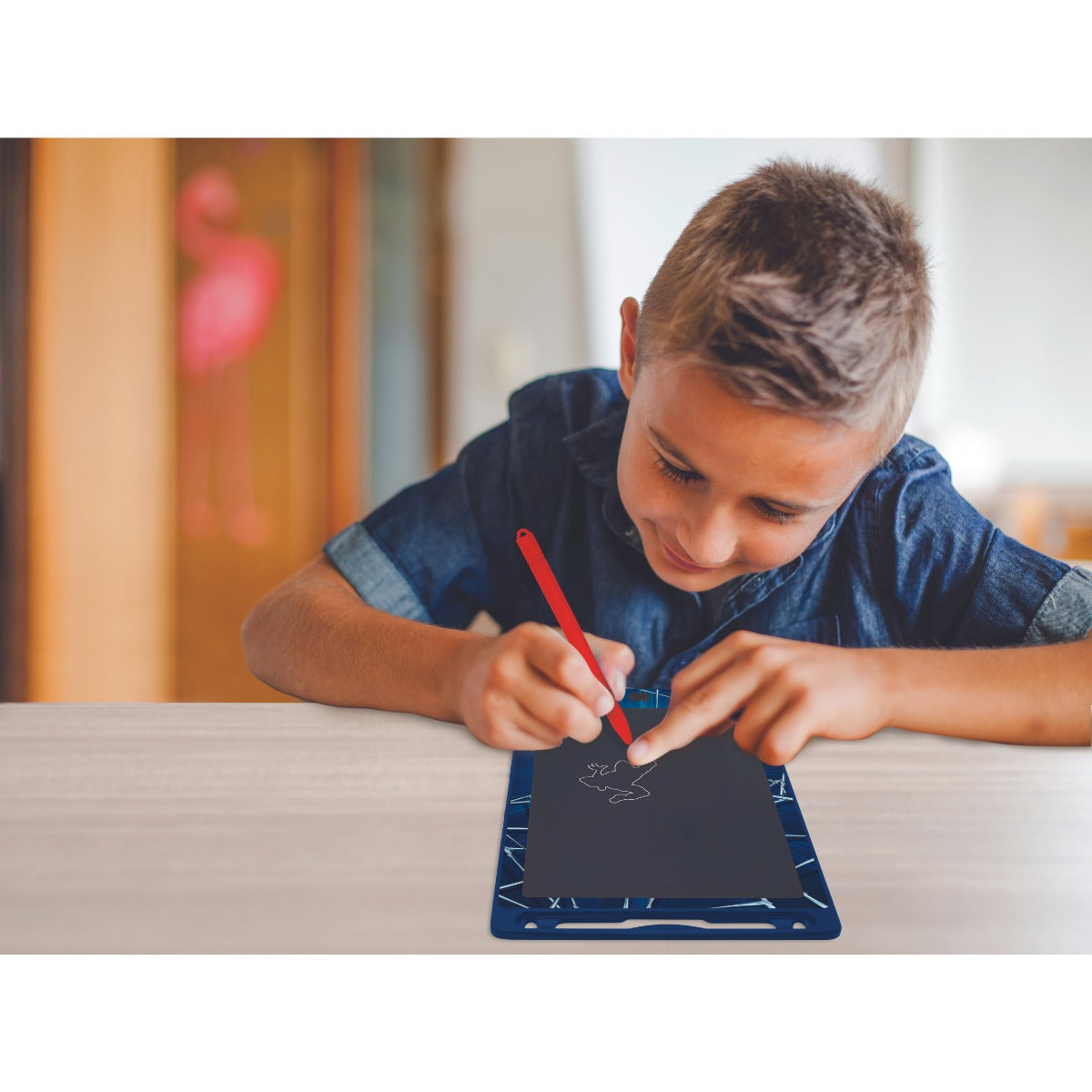 SpiderMan 11’’ multicolor learning drawing E-ink tablet with stencils