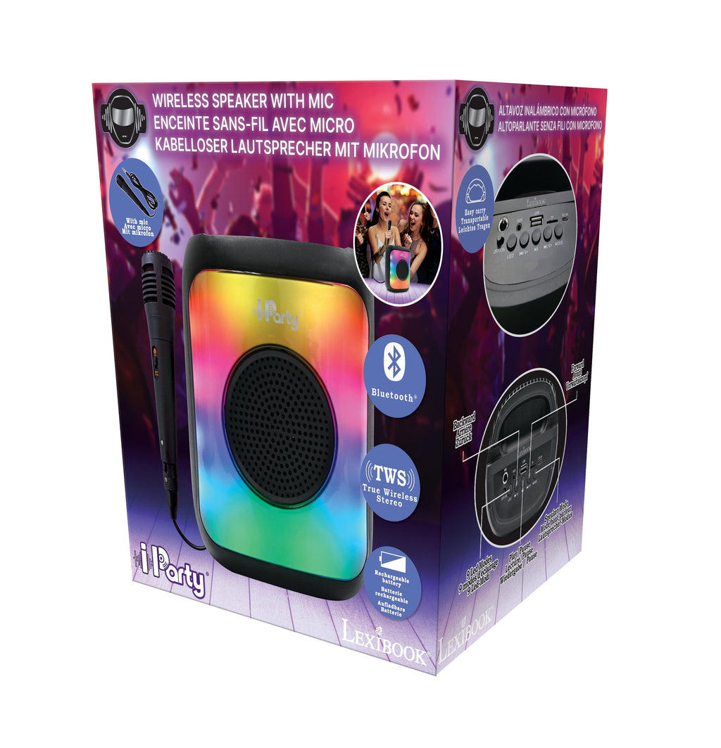 LEXIBOOK Small size Flame Bluetooth® Speaker with mic