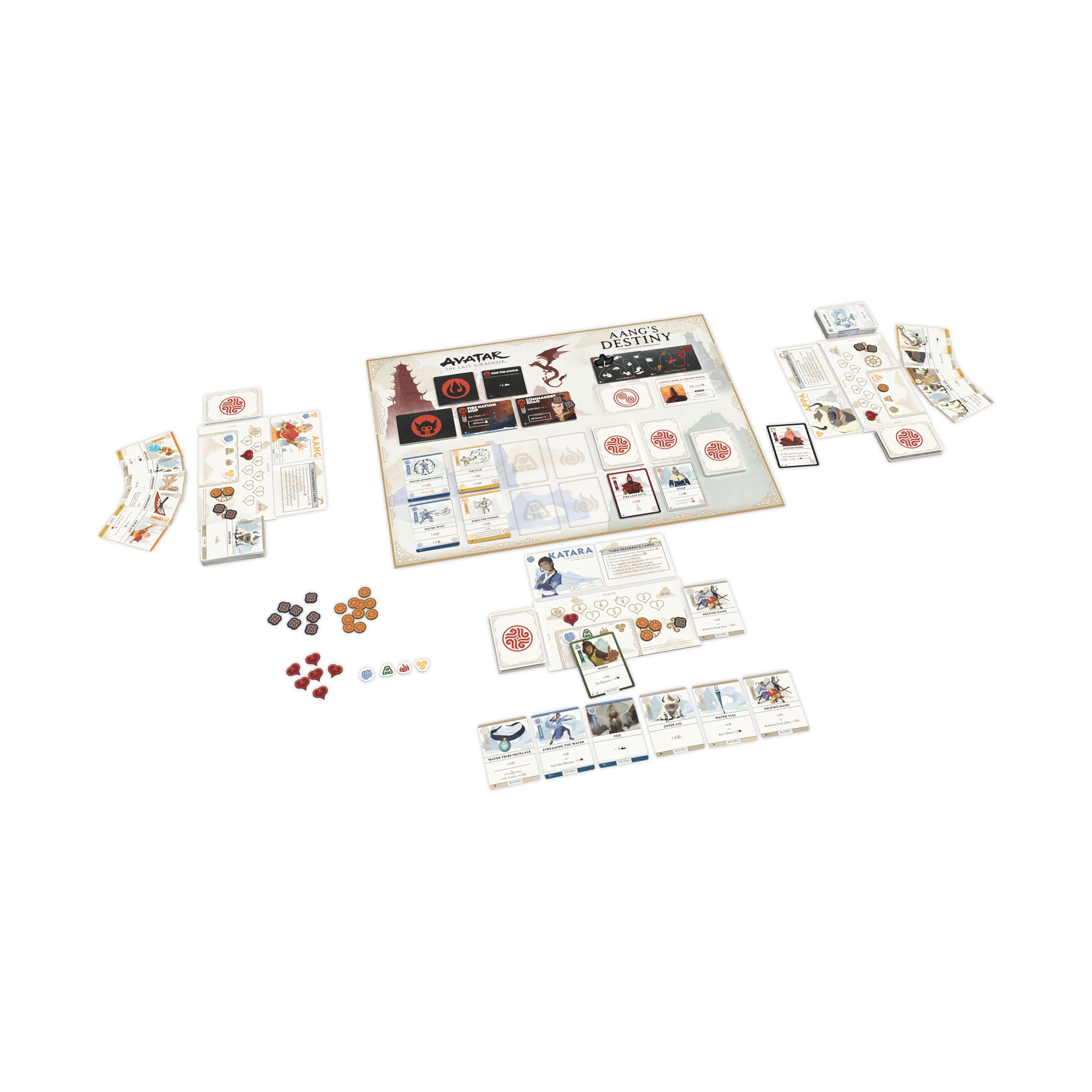 Avatar: The Last Airbender Aang's Destiny Cooperative Deck-Building Game