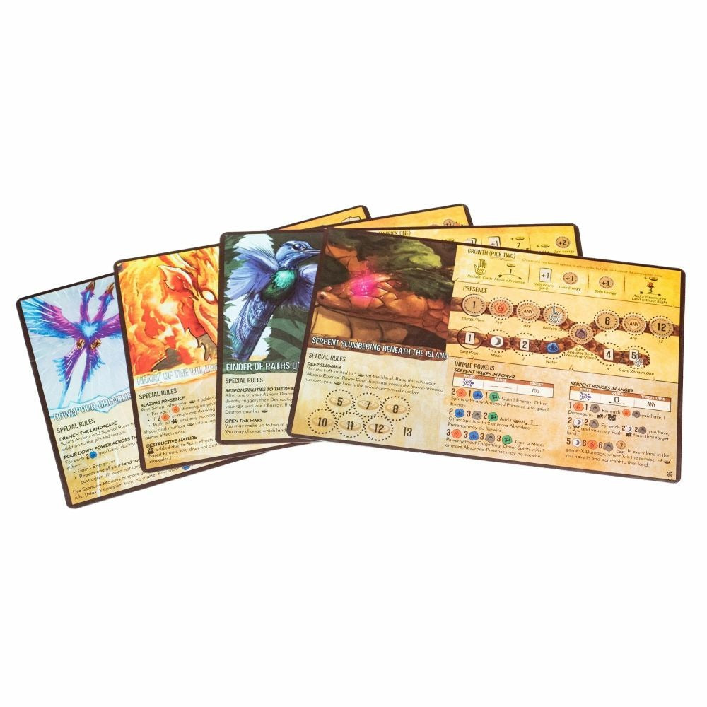 Spirit Island Feather & Flame: Shimmering Foil Spirit Panels