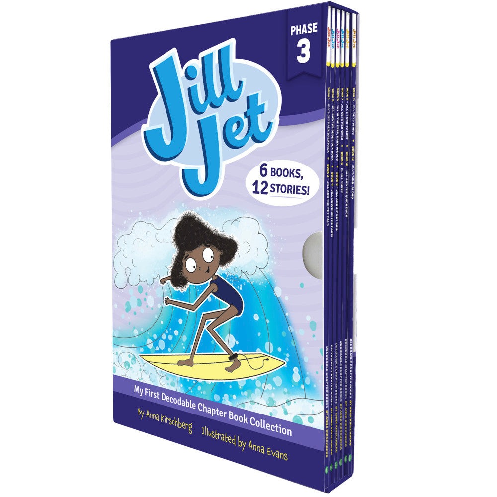 Junior Learning Jill Jet - Decodable Reader Chapter Books - Boxed Set