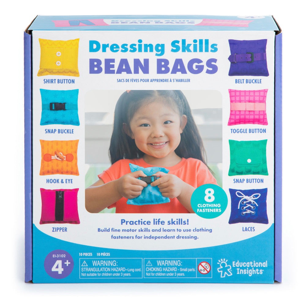 Educational Insights Learn to Dress Myself Bean Bags - Interactive Dressing Skills Toy