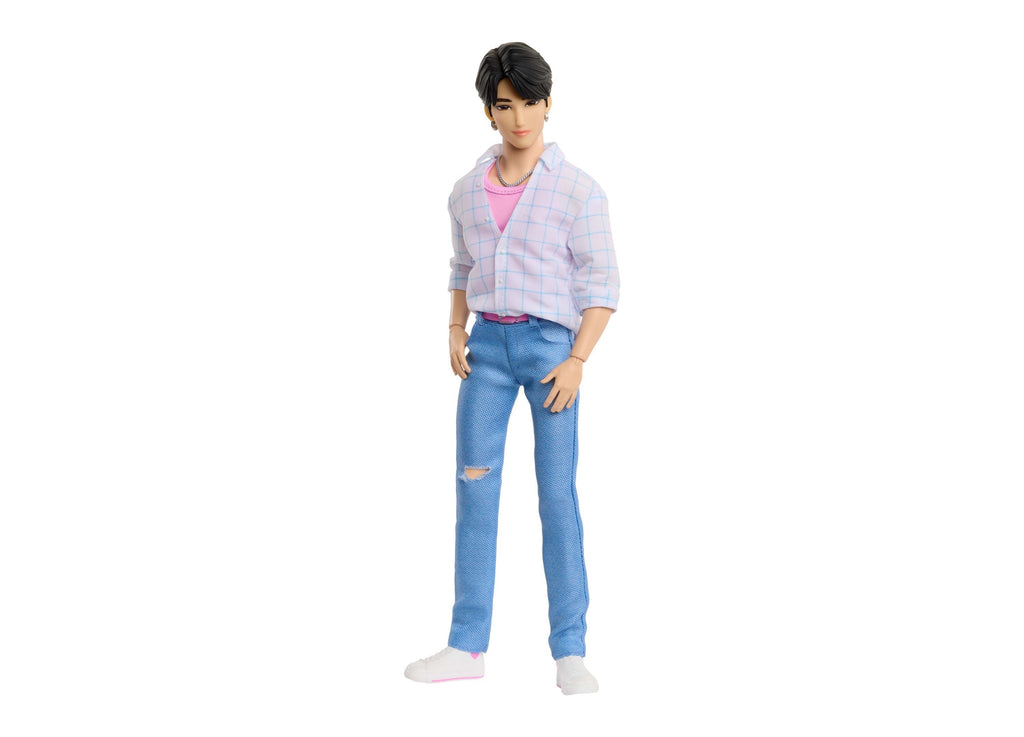 KPop Demon Hunters Saja Boys Jinu Soda Pop 12-Inch Fashion Doll with Posable Joints