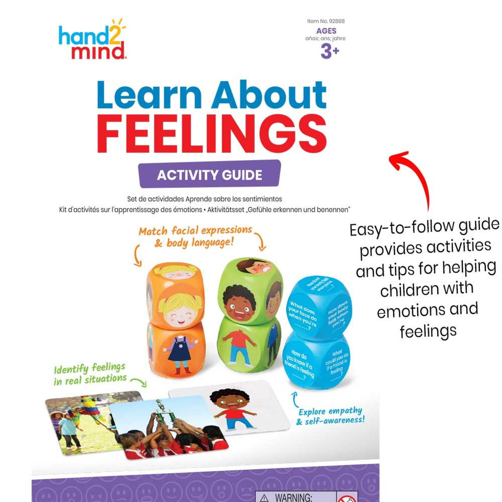 Hand2Mind Learn About Feelings Activity Set - Emotion Exploration for Kids