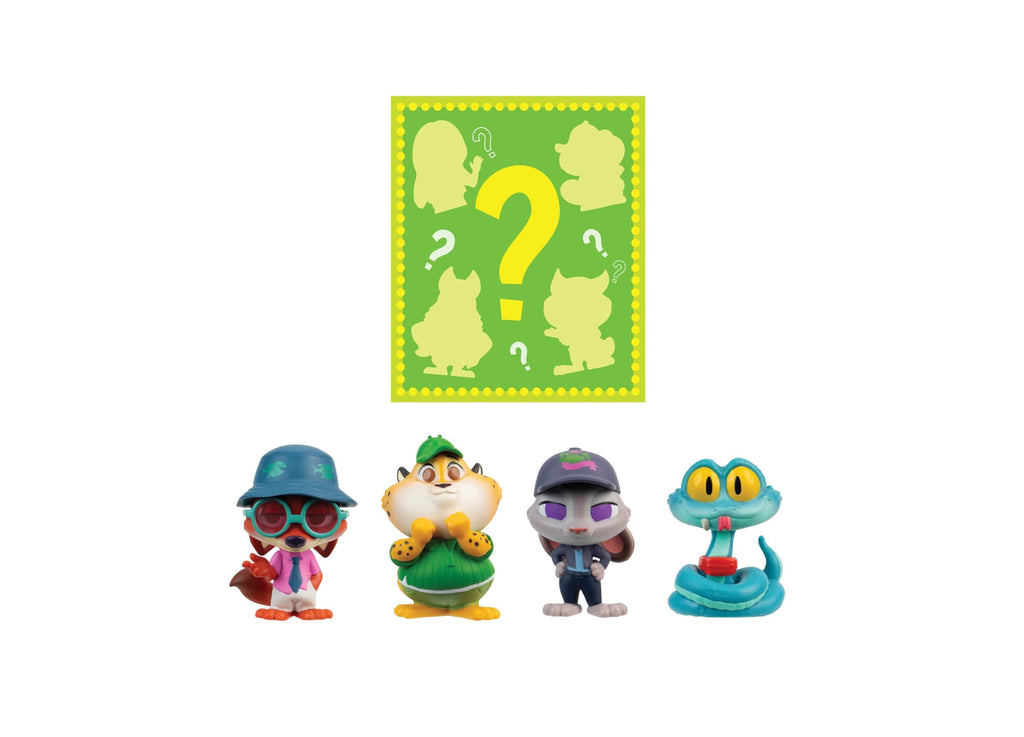 Disney Zootopia 2 Animated Mystery Tails 2 Inch Collectible Figures 5-Pack