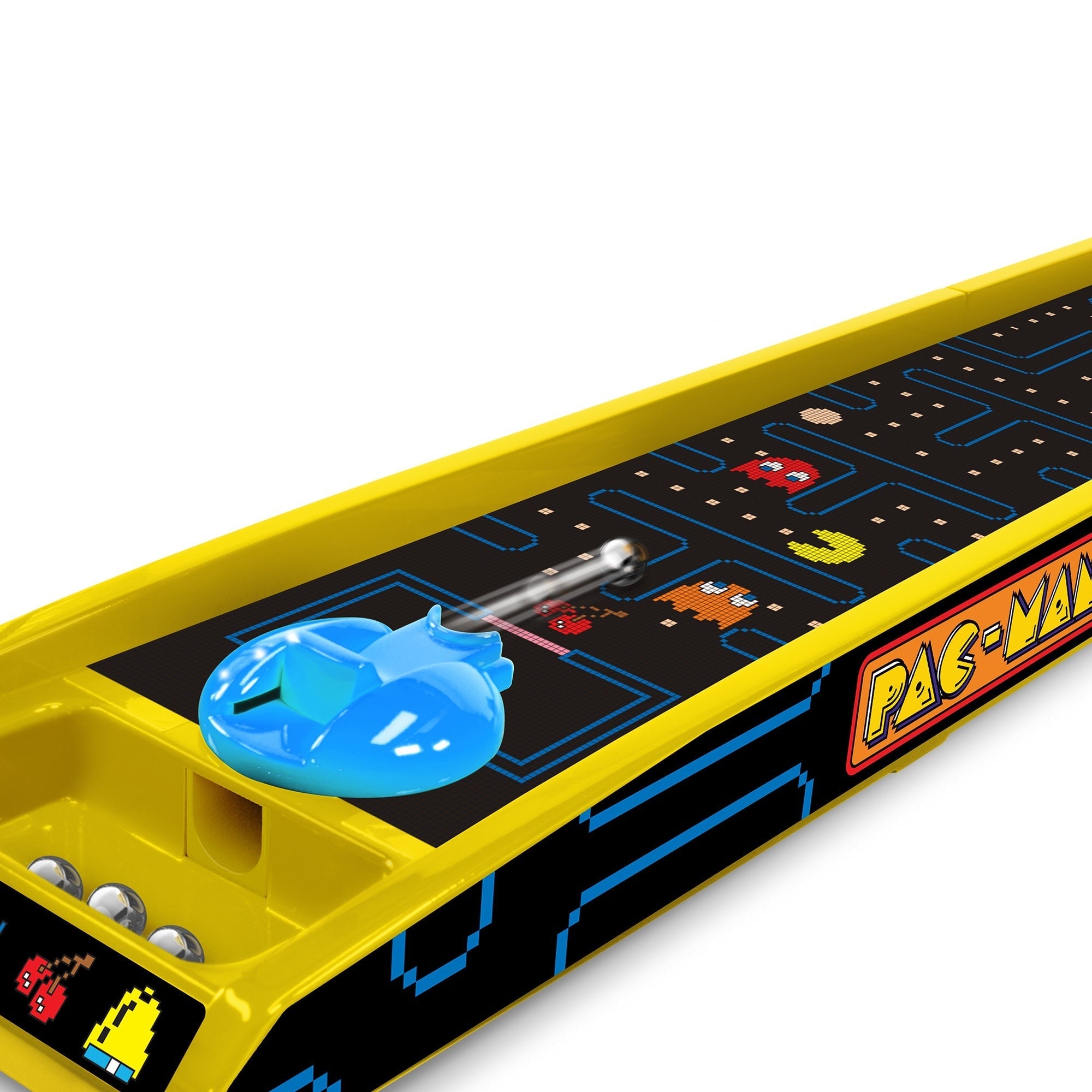 Pac-Man Edition Arcade Alley-Ball Premium Series 3-Foot Track Game