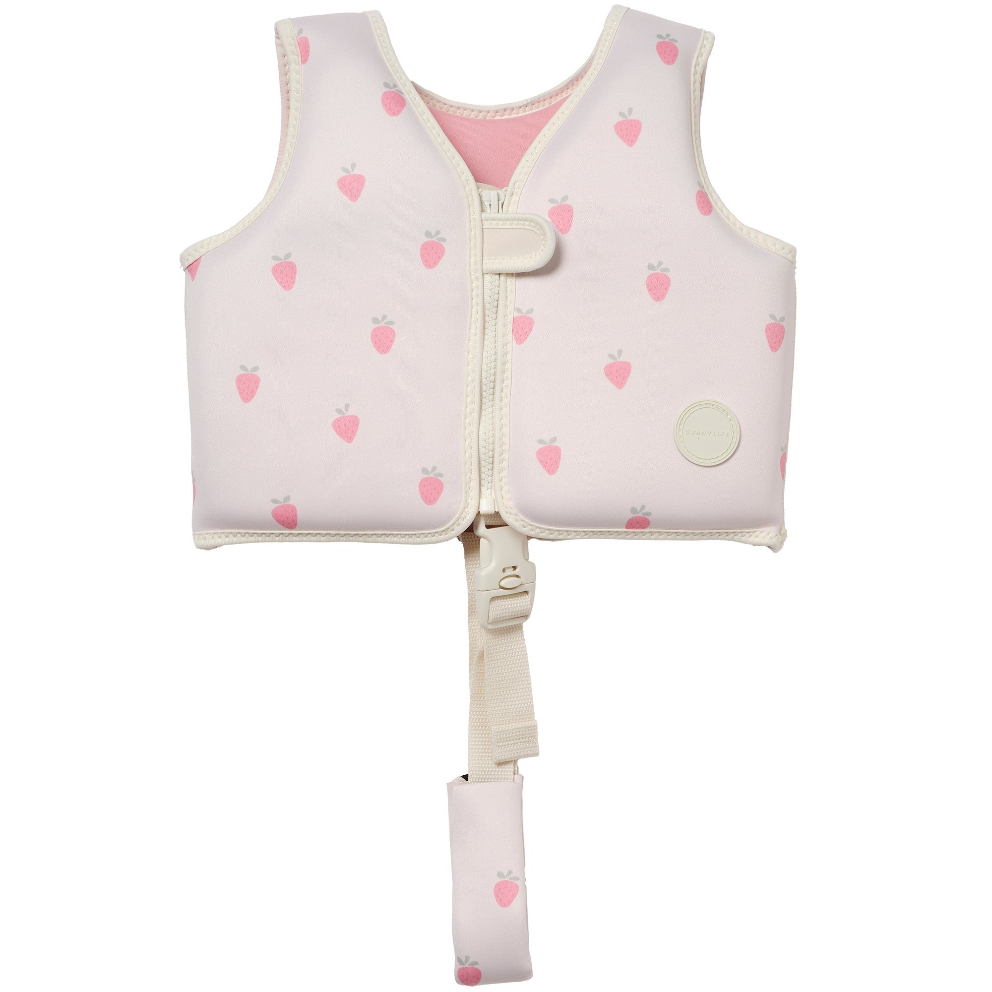 Sunnylife Strawberry Swim Vest With Anti-Rise Safety Strap