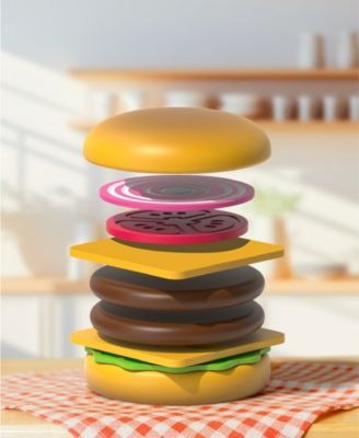 Geoffrey's Toy Box Grill Fry Burger Counter Playset