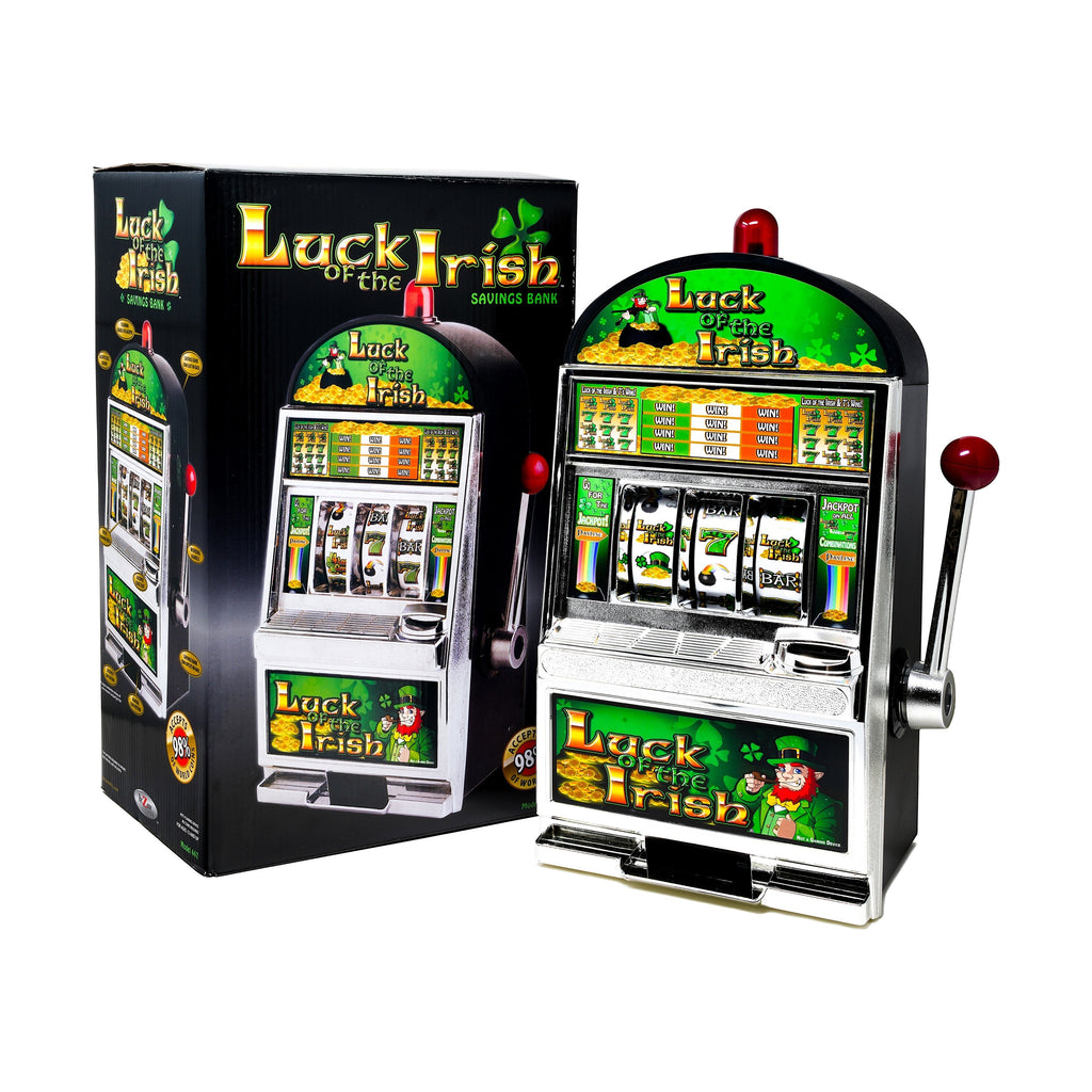 Luck of the Irish Slot Savings Bank - Whimsical Coin Collector