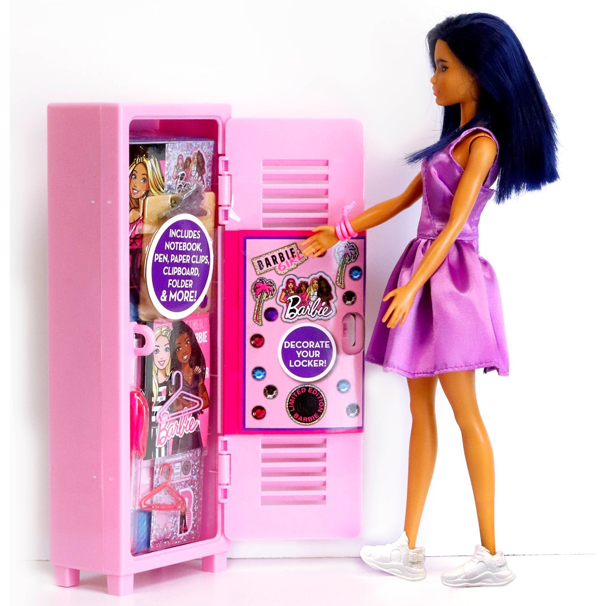 Barbie Design Activity Locker 7-Piece Craft Set