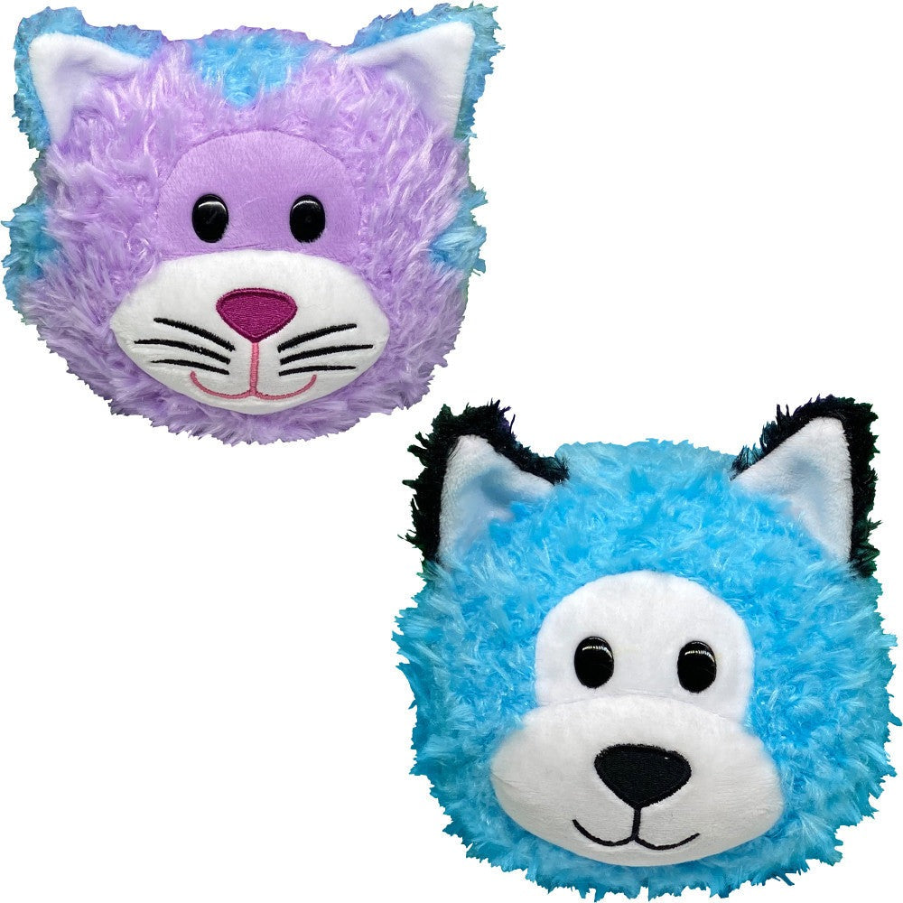 FlipaZoo Magic Tails 2-in-1 Plush - Transforming Purple Cat to Blue Husky