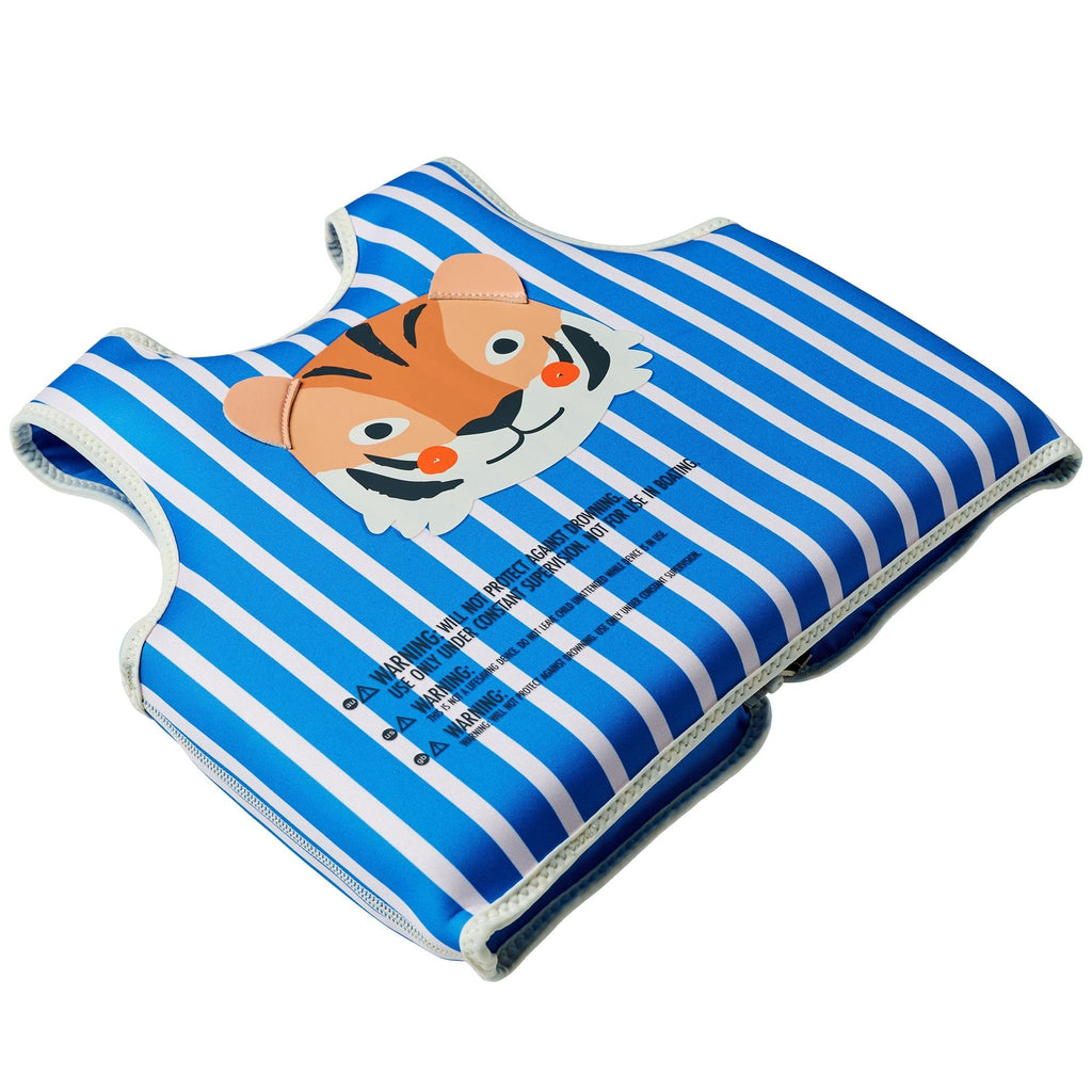 Sunnylife Tino The Tiger Float Vest With Anti-Rise Safety Strap