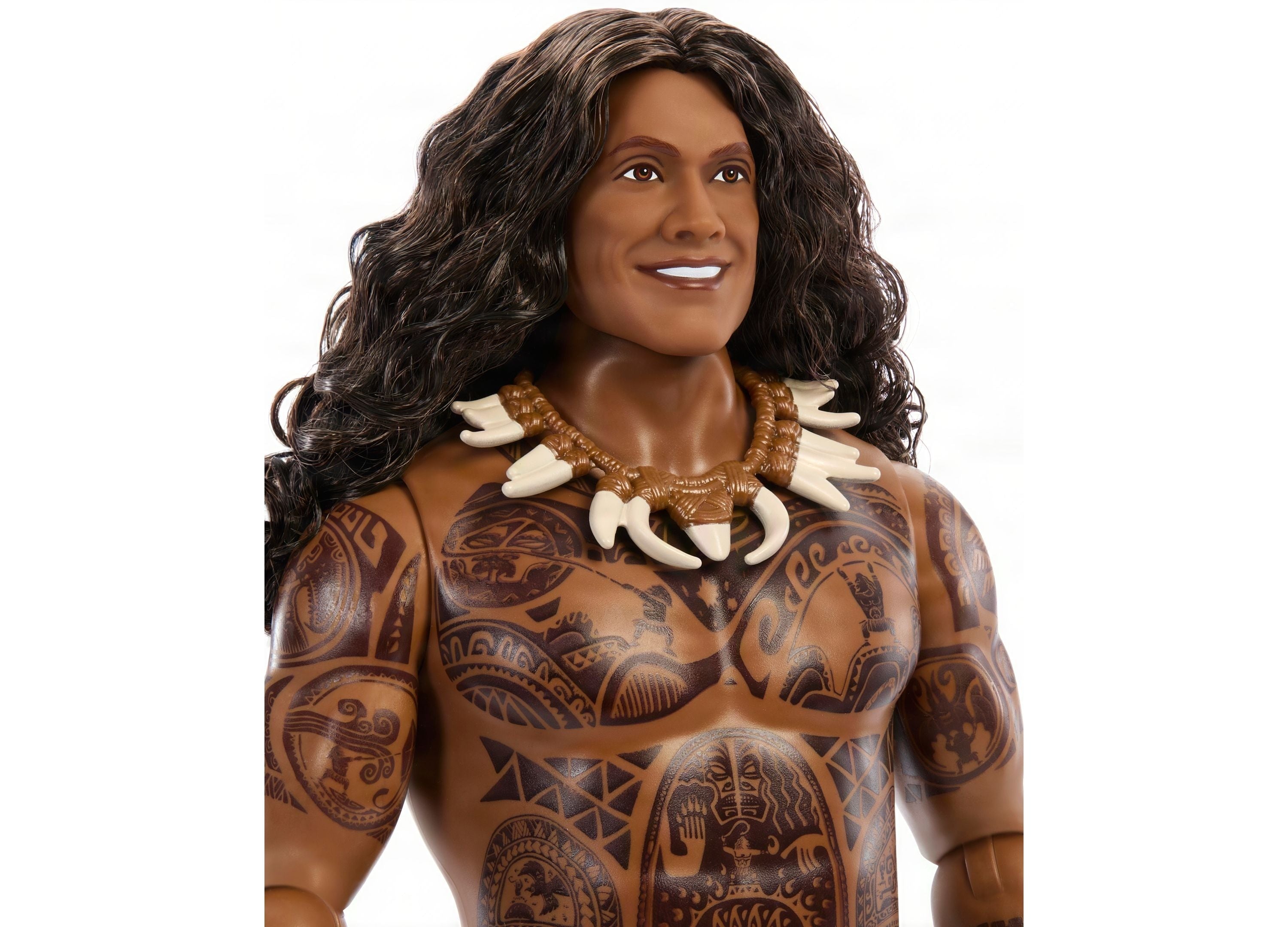 Disney Princess Maui Fashion Doll Set, Live-Action Movie Inspired, Removable Outfits with 4 Accessories