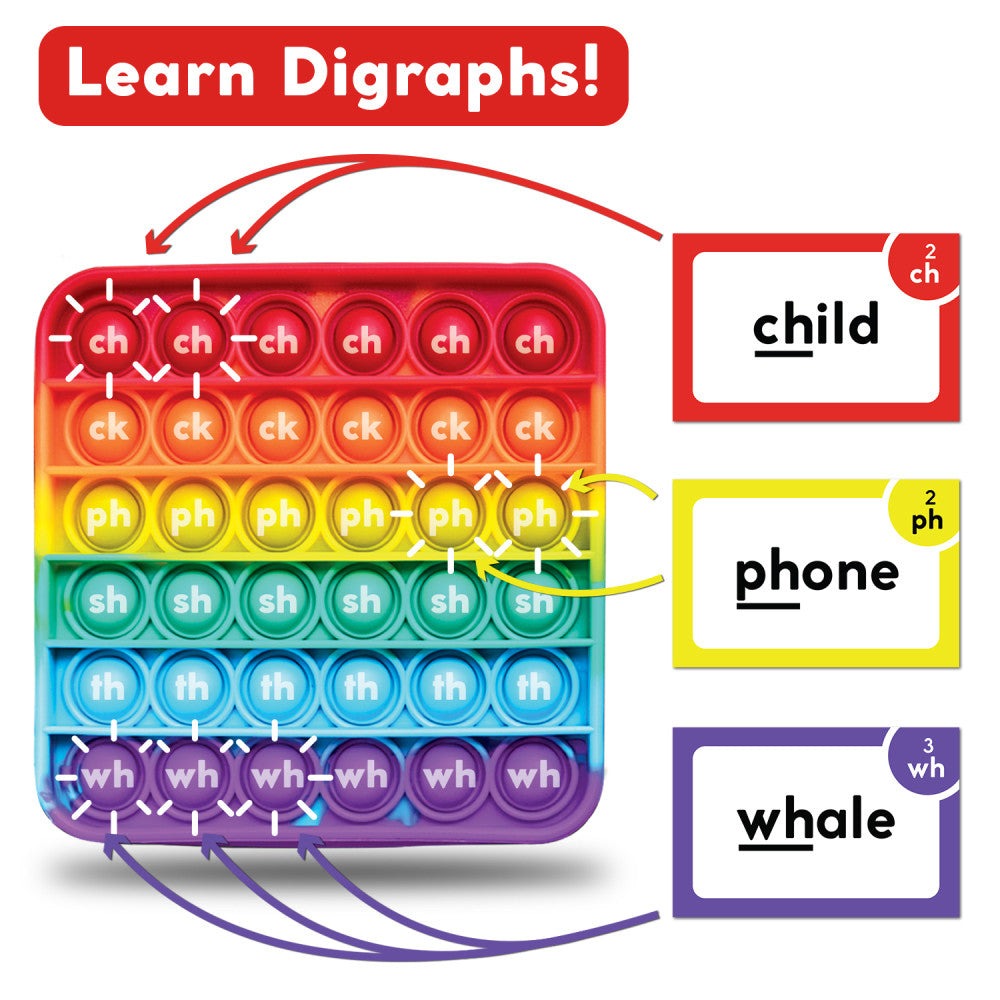 Fidget Fun Digraph Mastery Reading Game