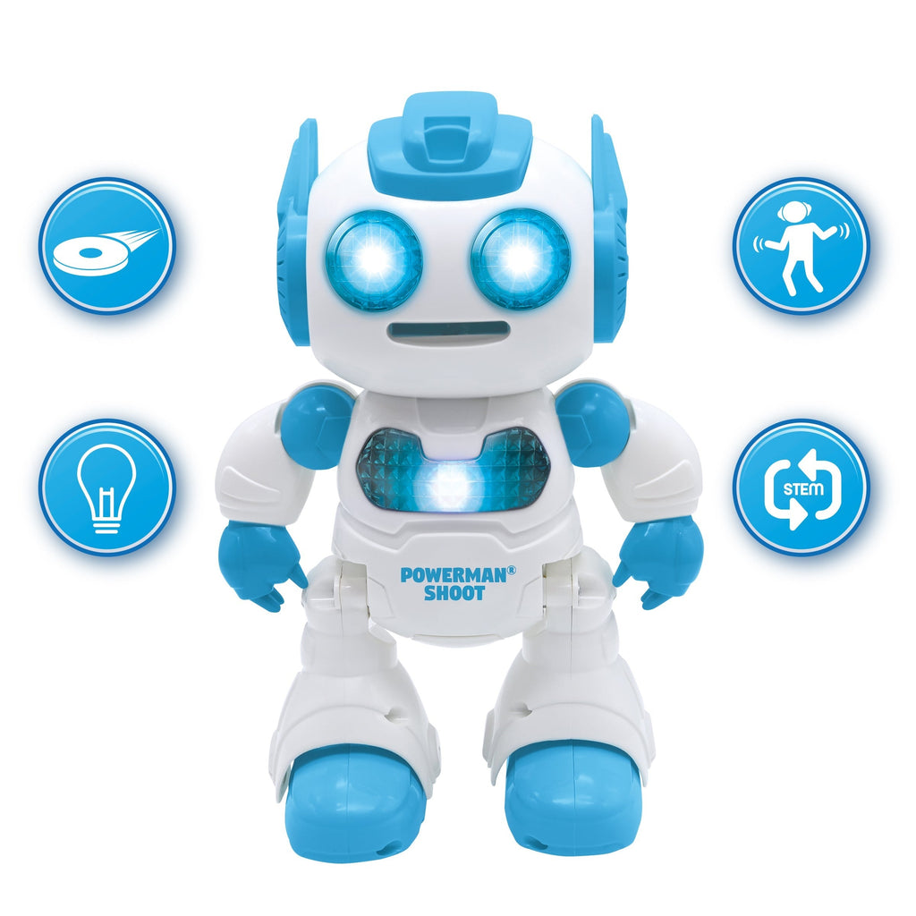 Lexibook Powerman Shoot STEM Robot With Remote Control And Foam Discs