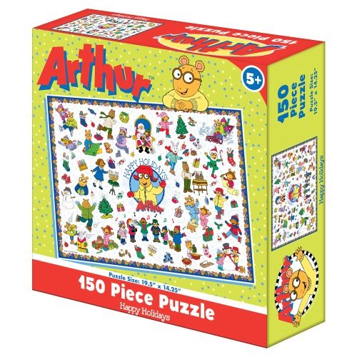 Arthur Happy Holidays Winter Fun Jigsaw Puzzle - 150 pc