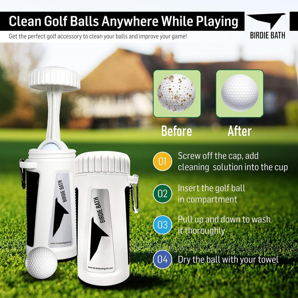 Birdie Golf: Birdie Bath - Portable Golf Ball Washer