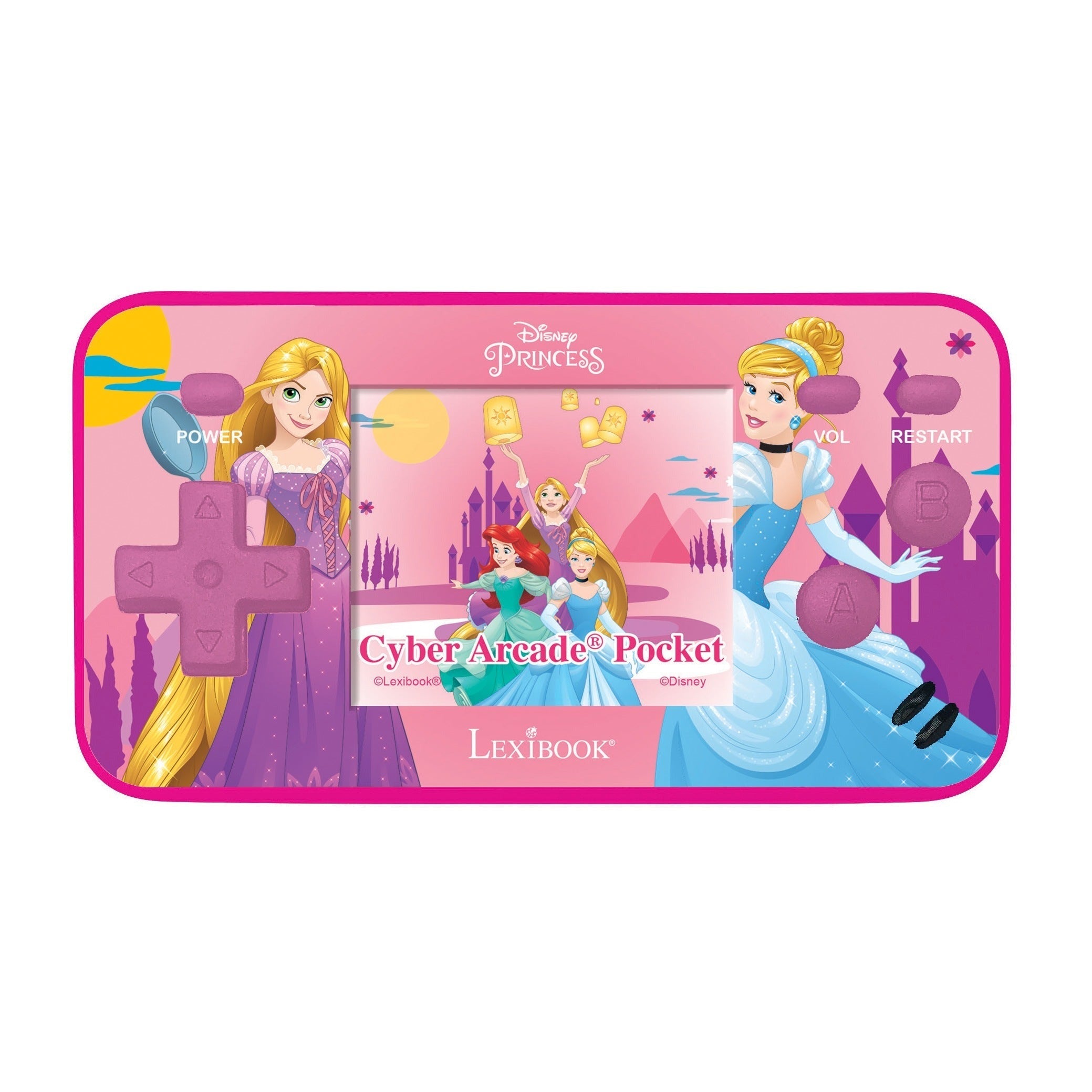 Disney Princess Handheld Console Cyber Pocket Arcade - Portable Gaming