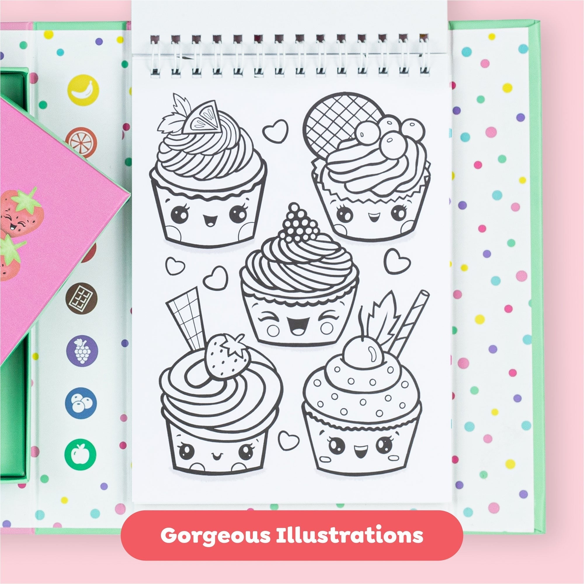 Tiger Fruitie Cutie Scented Coloring Set