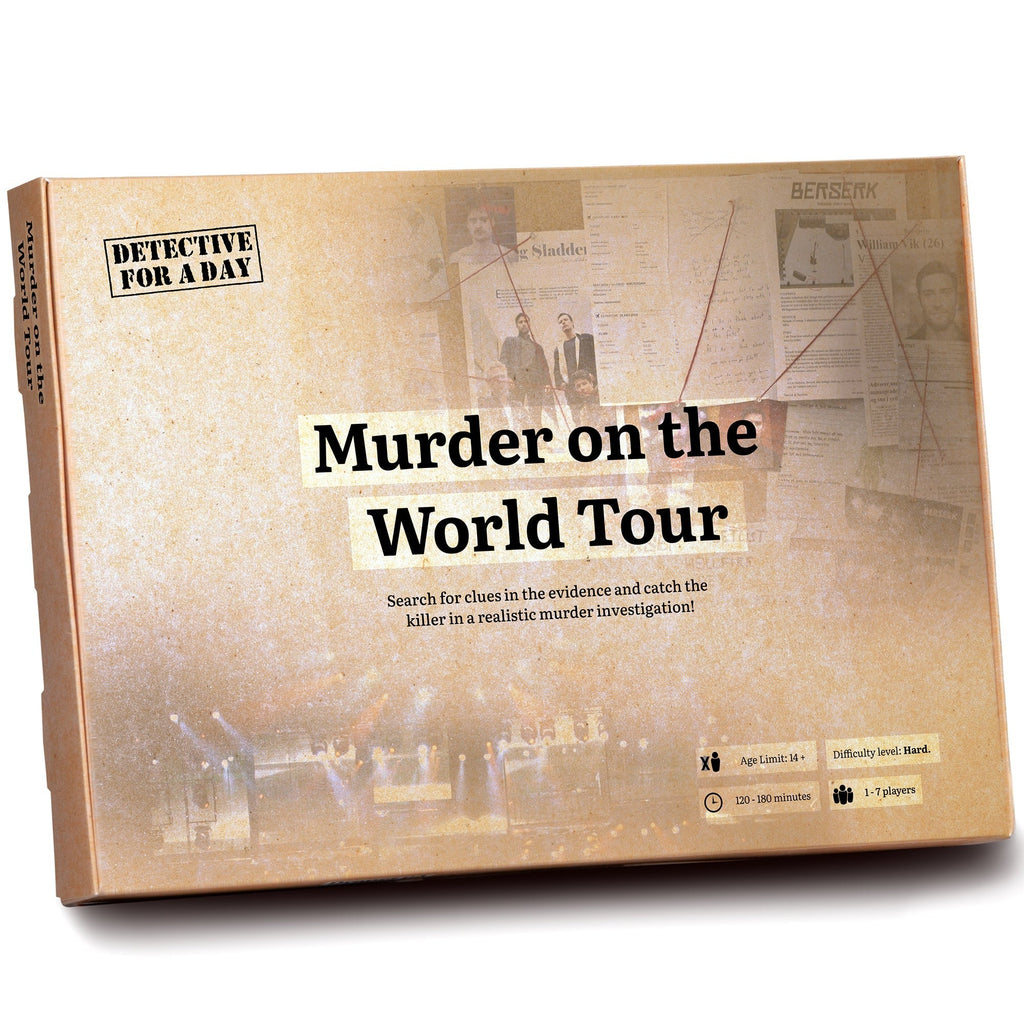 Detective For A Day: Murder On The World Tour Interactive Mystery Party Game