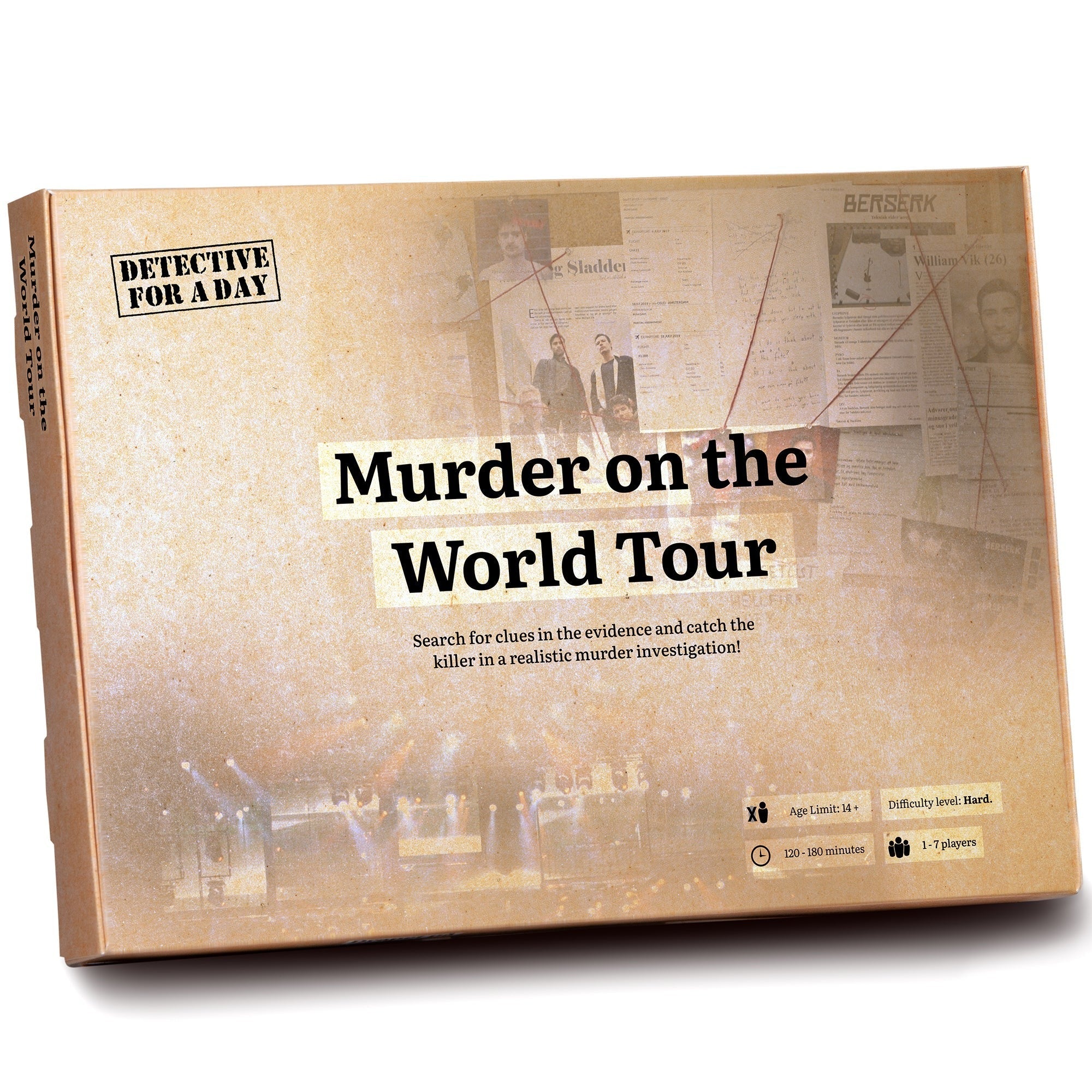 Detective For A Day: Murder On The World Tour Interactive Mystery Party Game