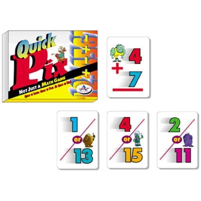 Talicor Quick Pix - Math Game - Fast-Paced Numbers Match